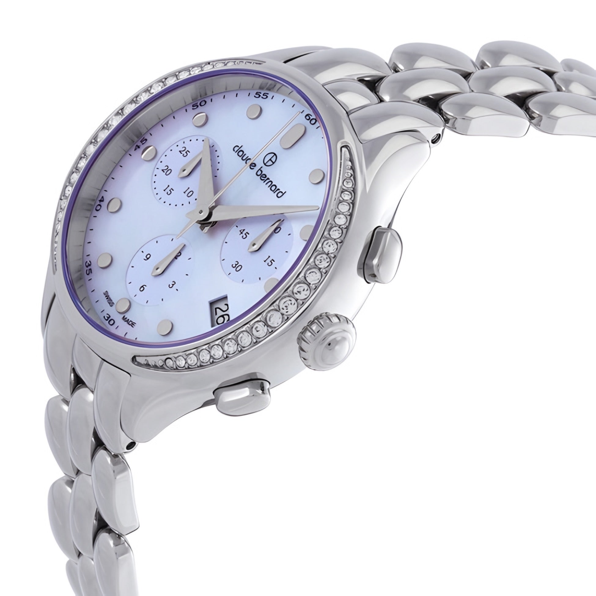 Reloj Claude Bernard New Dress Code Chronograph 38mm Mujer 10232.3PMNAIN