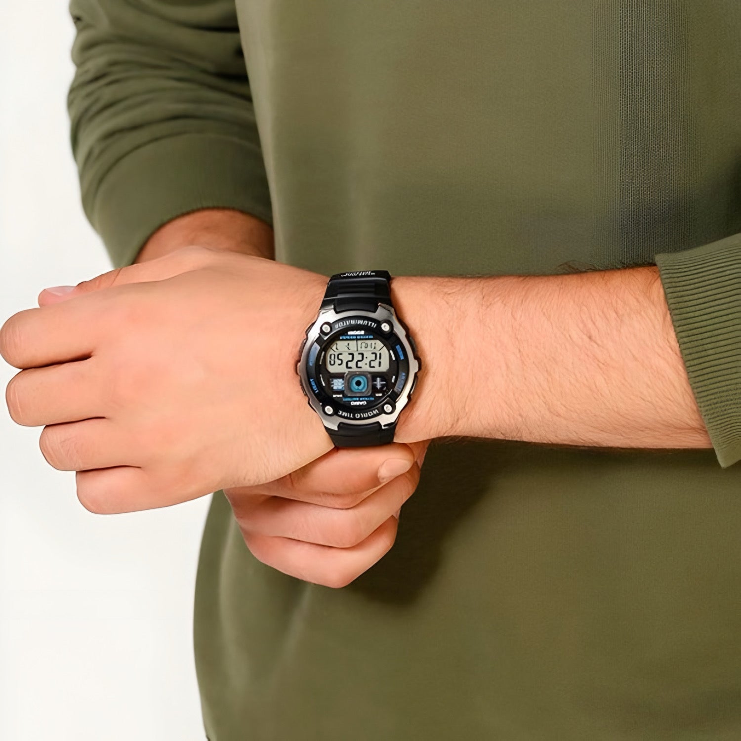 Reloj Casio Hombre Resina Negro AE-2000W-1AVDF