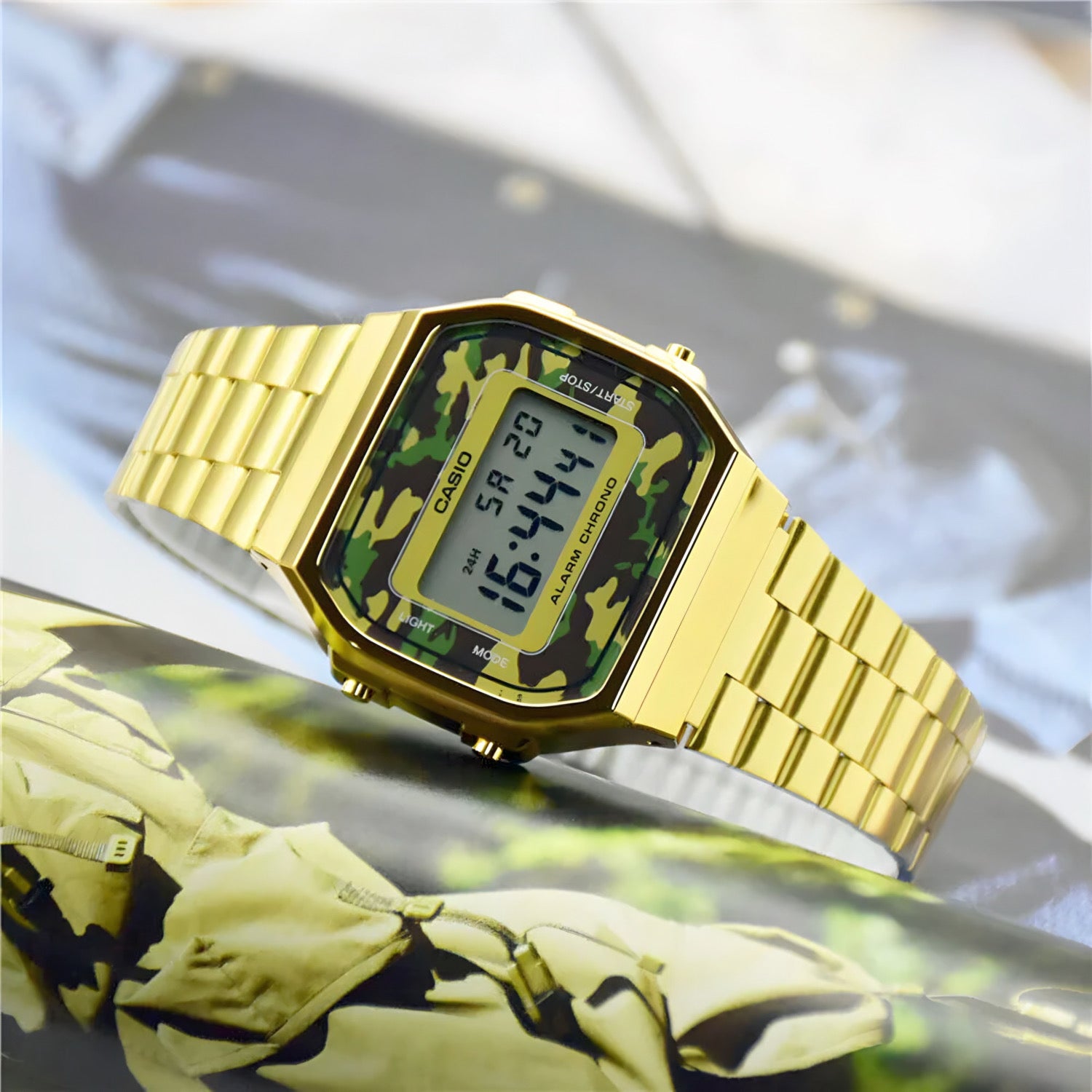 Reloj Casio A-168WEGC-3DF Vintage Hombre