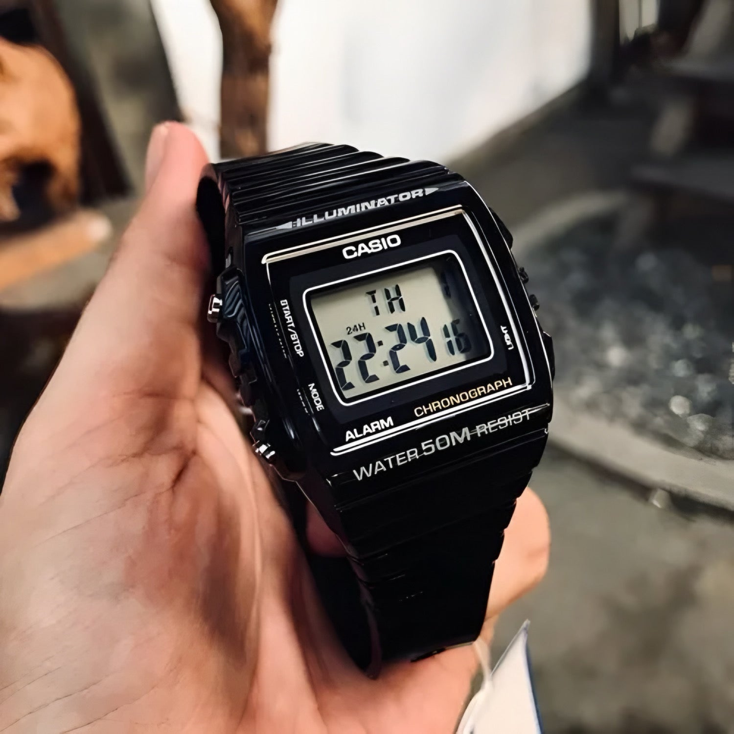 Reloj Casio Digital Hombre Negro W-215H-1AVDF