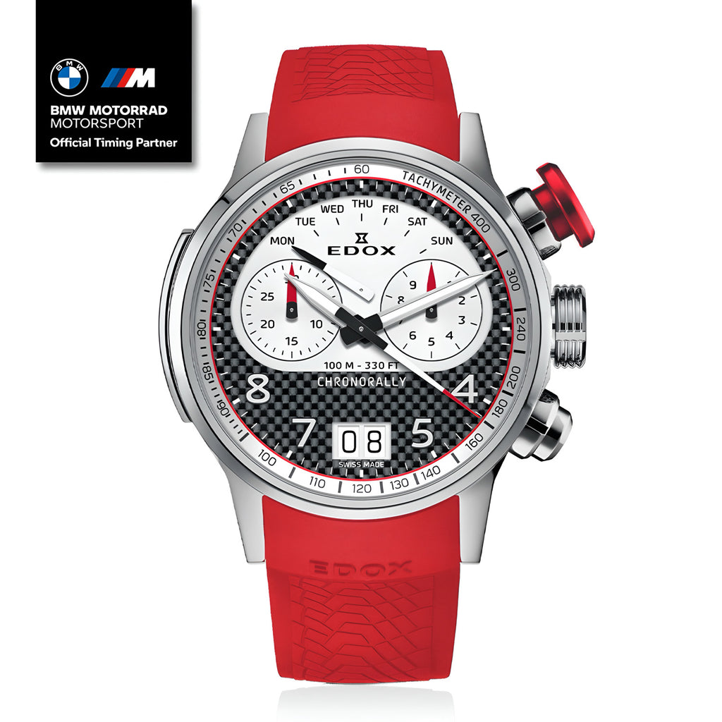 Reloj Edox Chronorally Chronograph 45 Limited Edition Hombre 38003.TINRCANBR