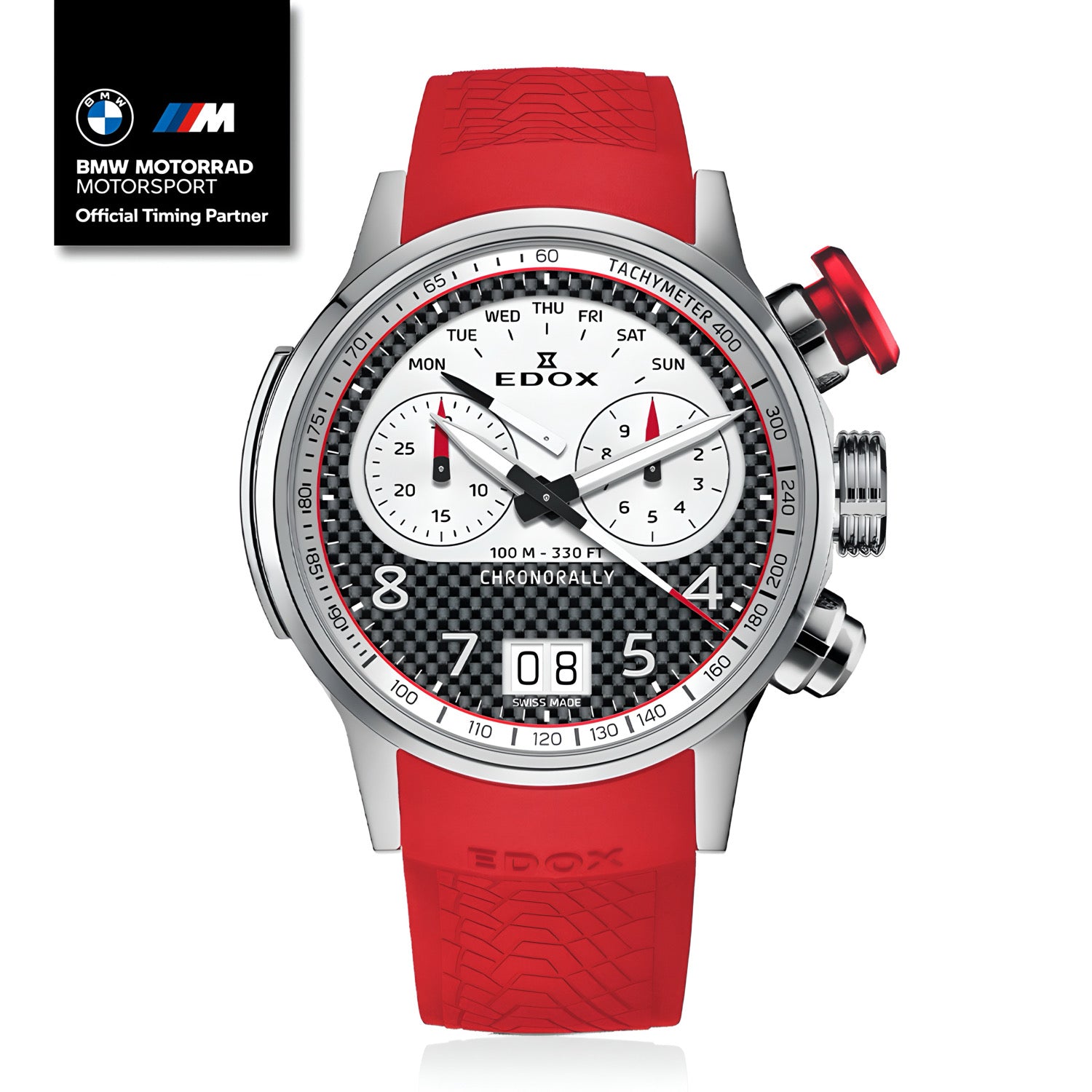 Reloj Edox Chronorally Chronograph 45 Limited Edition Hombre 38003.TINRCANBR