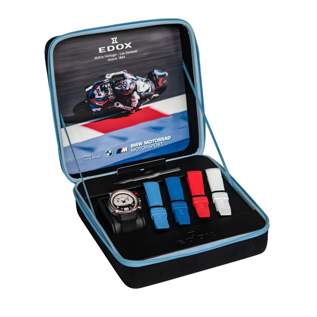 Reloj Edox Chronorally Chronograph 45 Limited Edition Hombre 38003.TINRCANBR