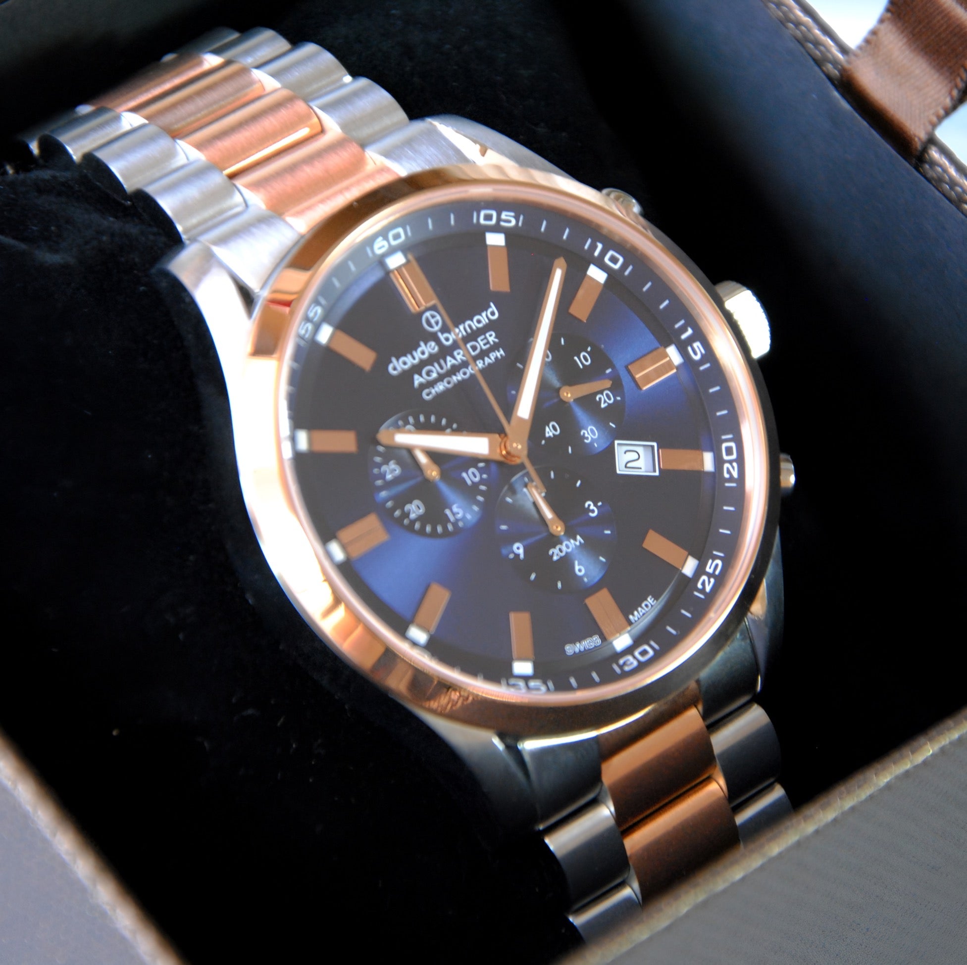 Reloj Claude Bernard Cronografo Acero Hombre 10222.357RMBUIR1
