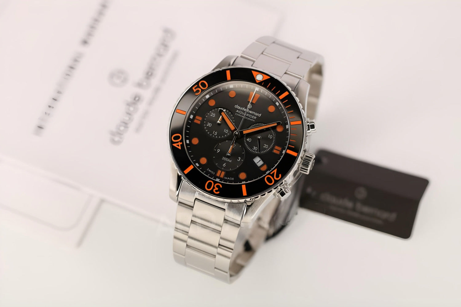 Reloj Claude Bernard Aquarider Cronografo Hombre 10252.3NOMNNO