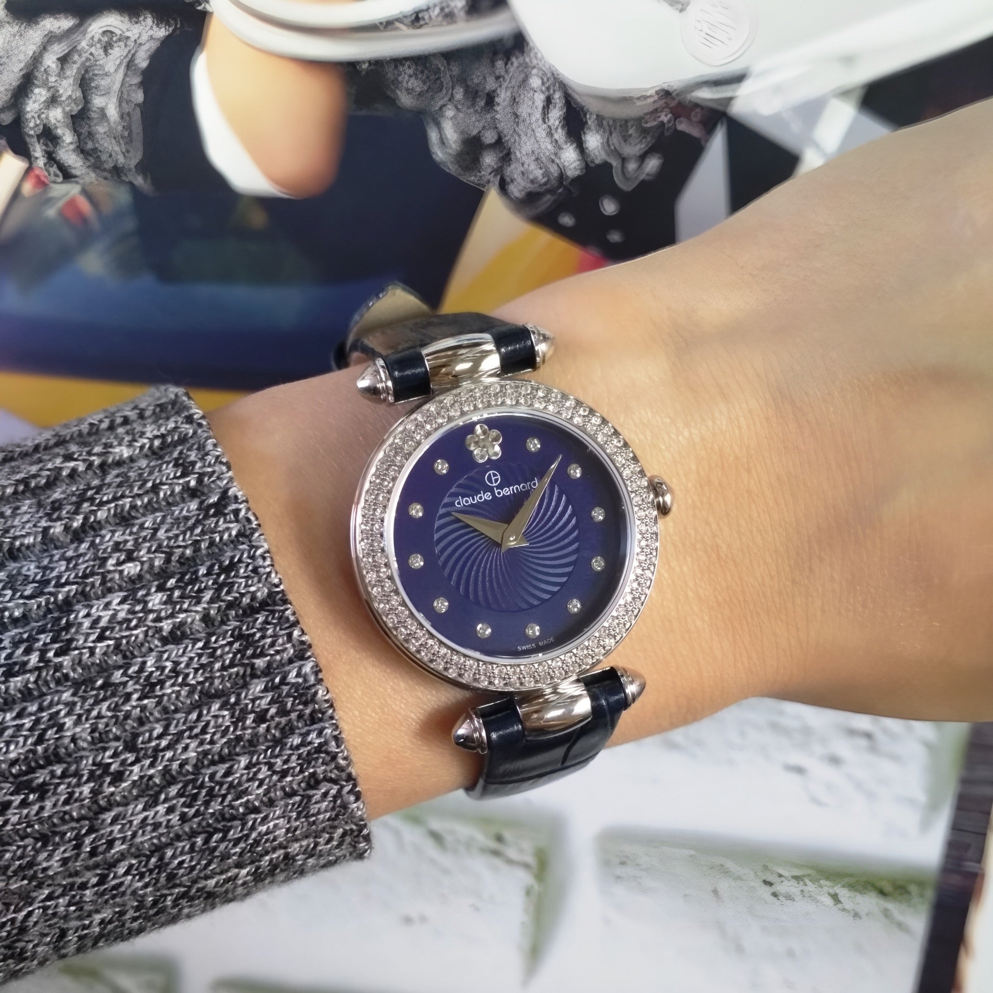 Reloj Claude Bernard Blue Elegant Mujer 20504.3PBUIFN2