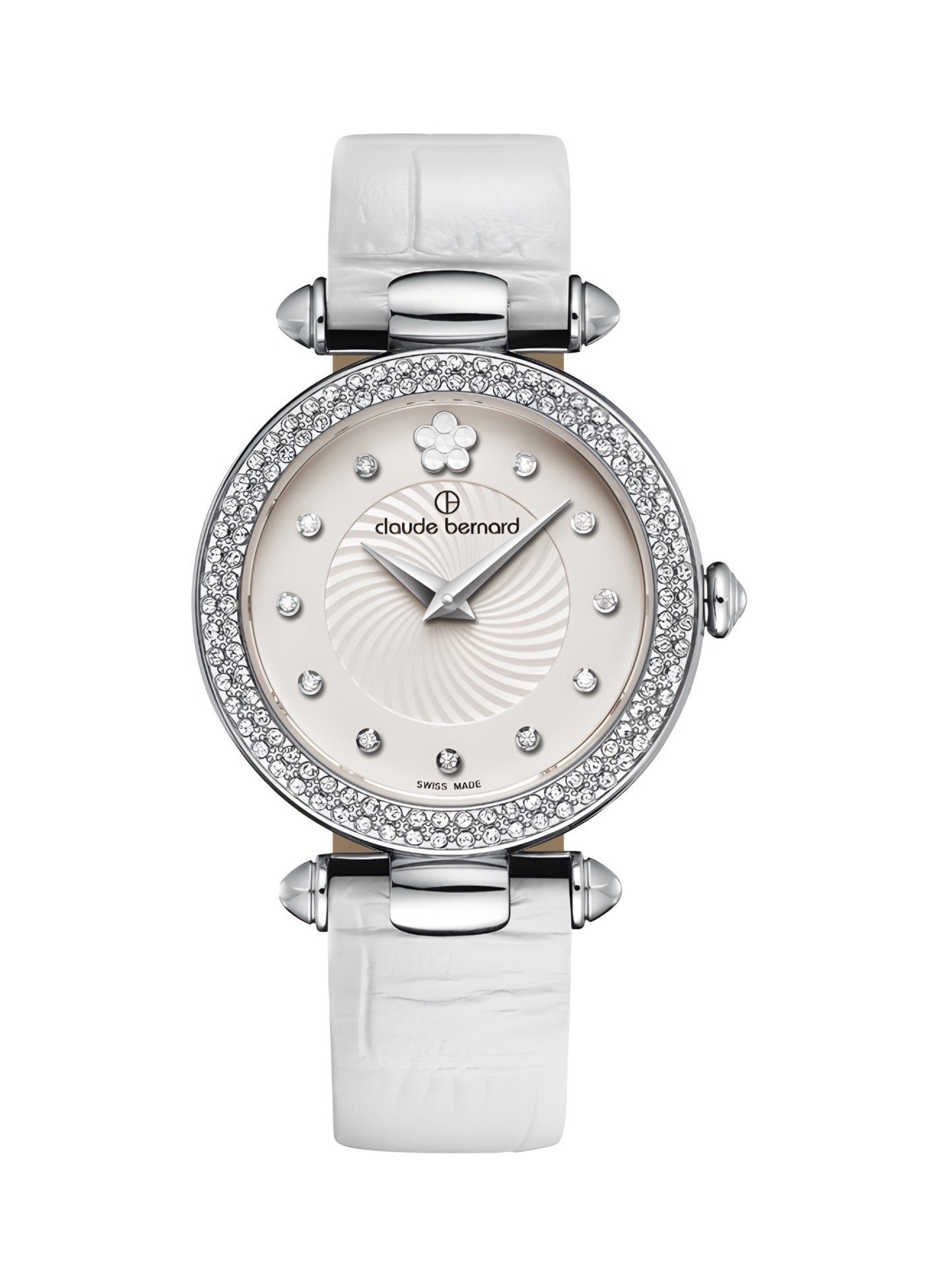 Reloj Claude Bernard White Dial 30mm Mujer