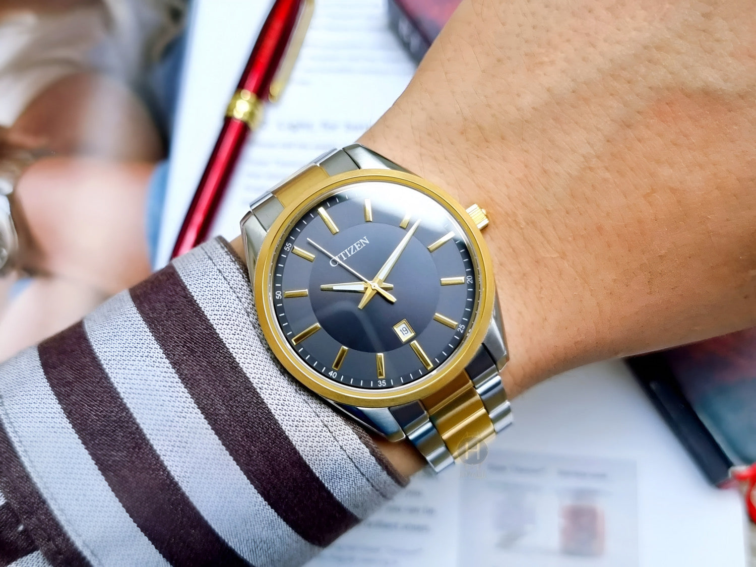 Reloj Citizen Análogo BI1034-52E Bicolor Hombre