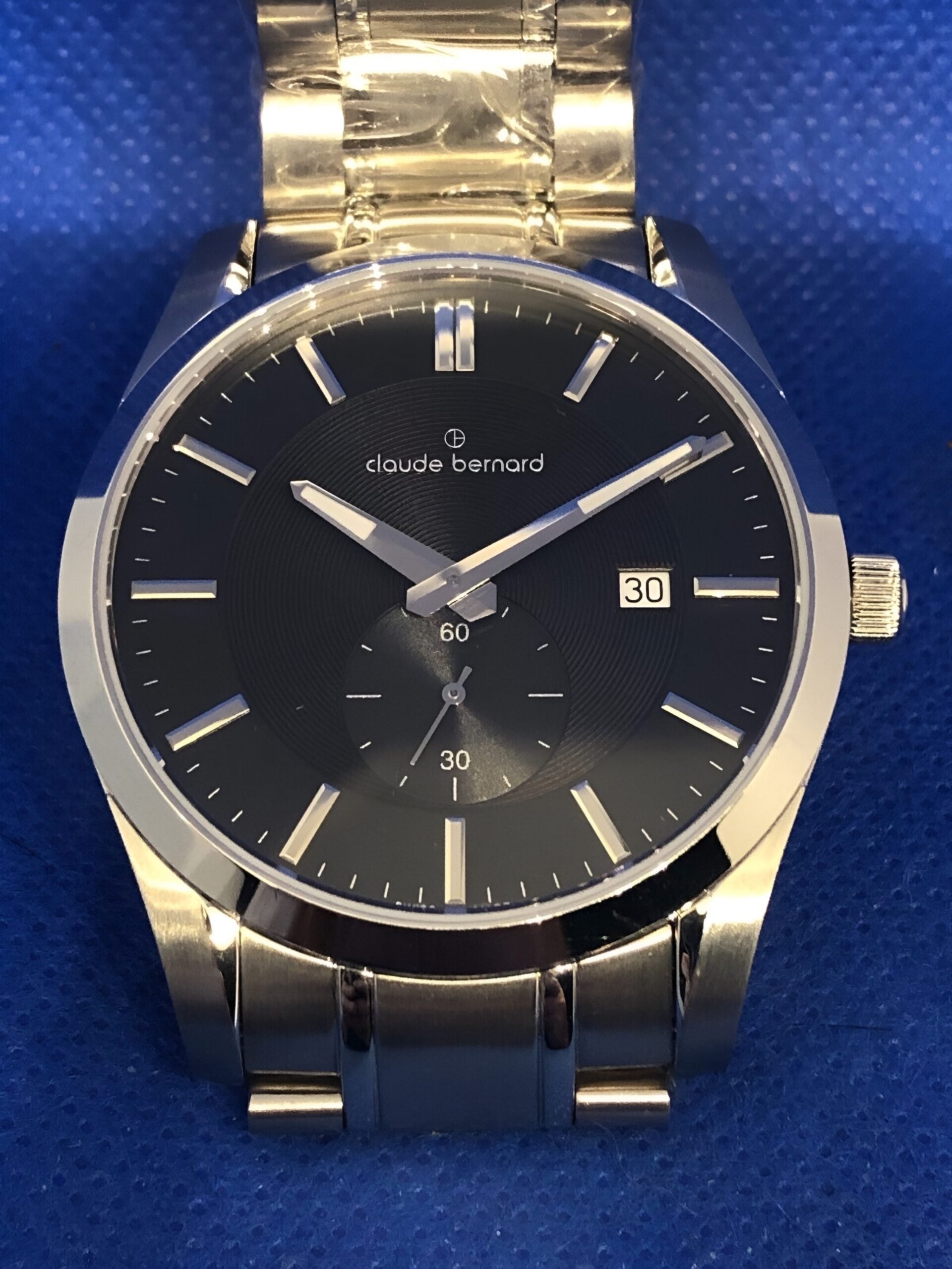 Reloj Claude Bernard Plateado 42mm Hombre