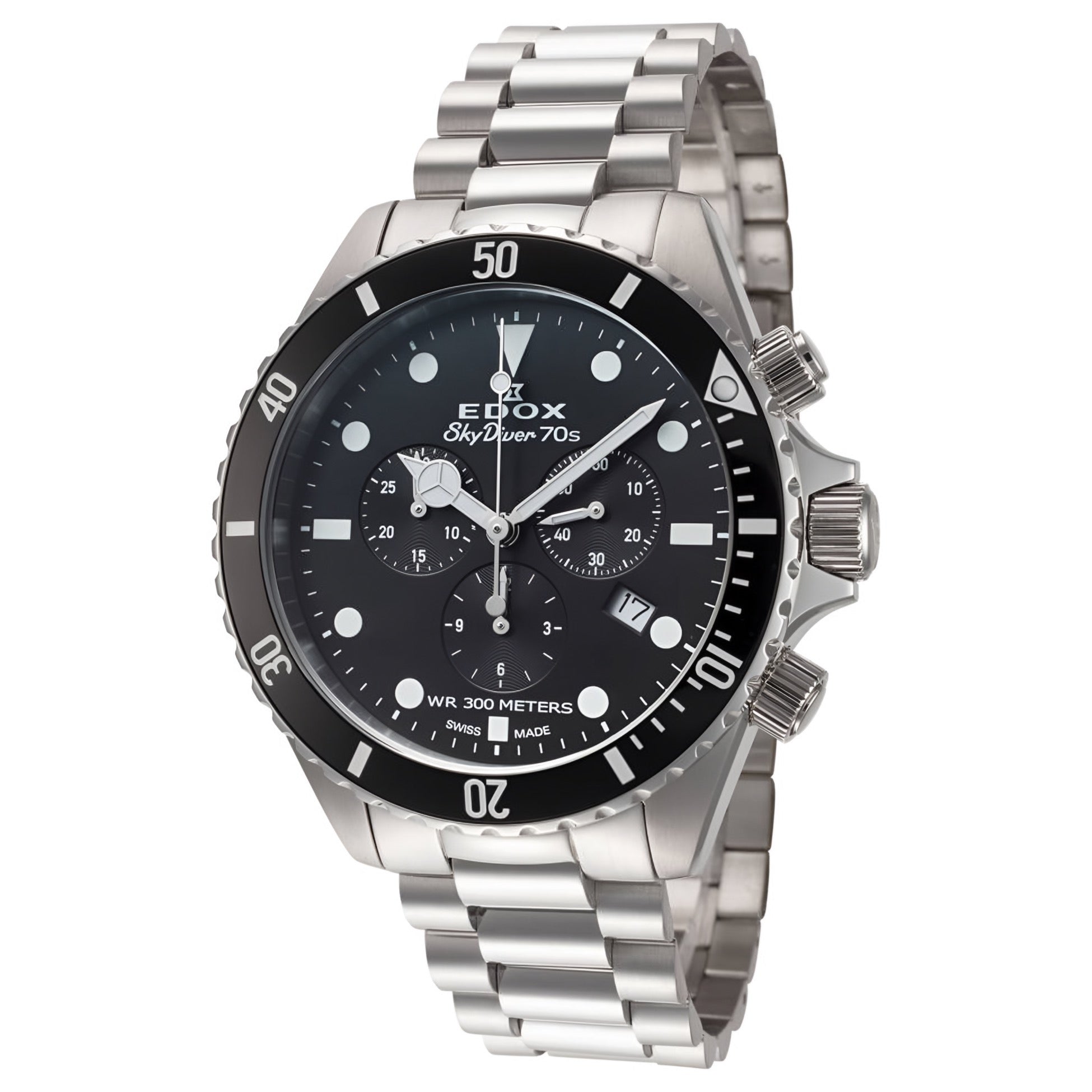 JH・エグルストーム（JH Engström） REVOIR Reloj Edox Chronograph SkyDiver 70s Hombre 44mm – Relojería Suiza