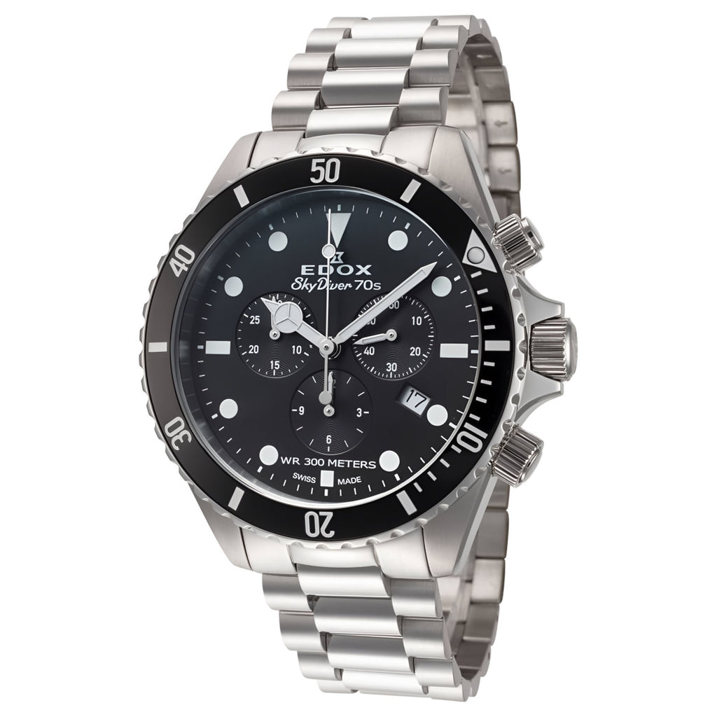 Reloj Edox Chronograph SkyDiver 70s Hombre