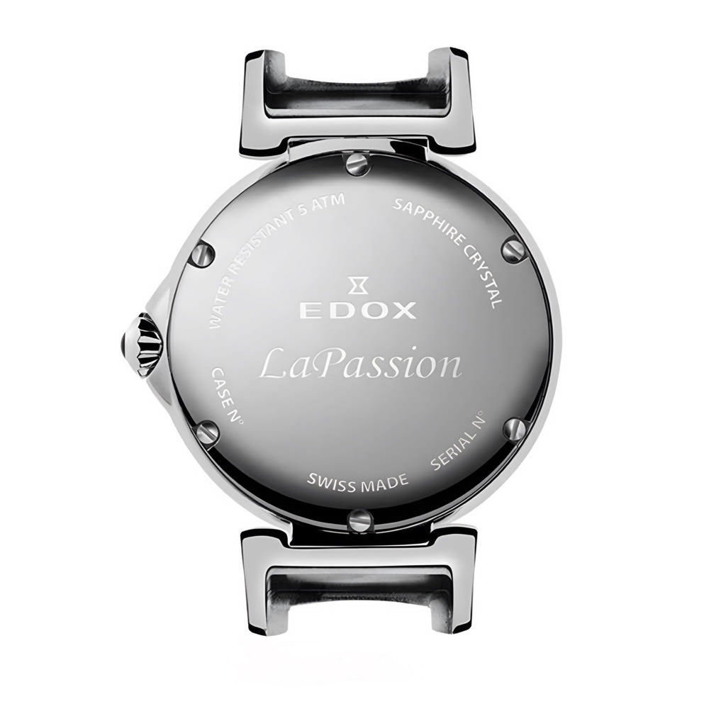 Reloj Edox La Passion Black Dial 29mm Mujer 57002.3CNIN