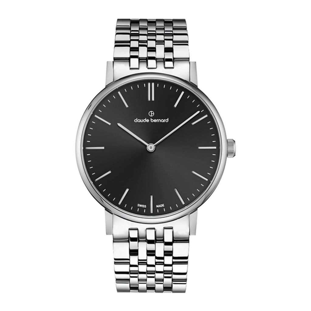 Reloj Claude Bernard Slim Line 39mm Silver Hombre 20234.3MNIN