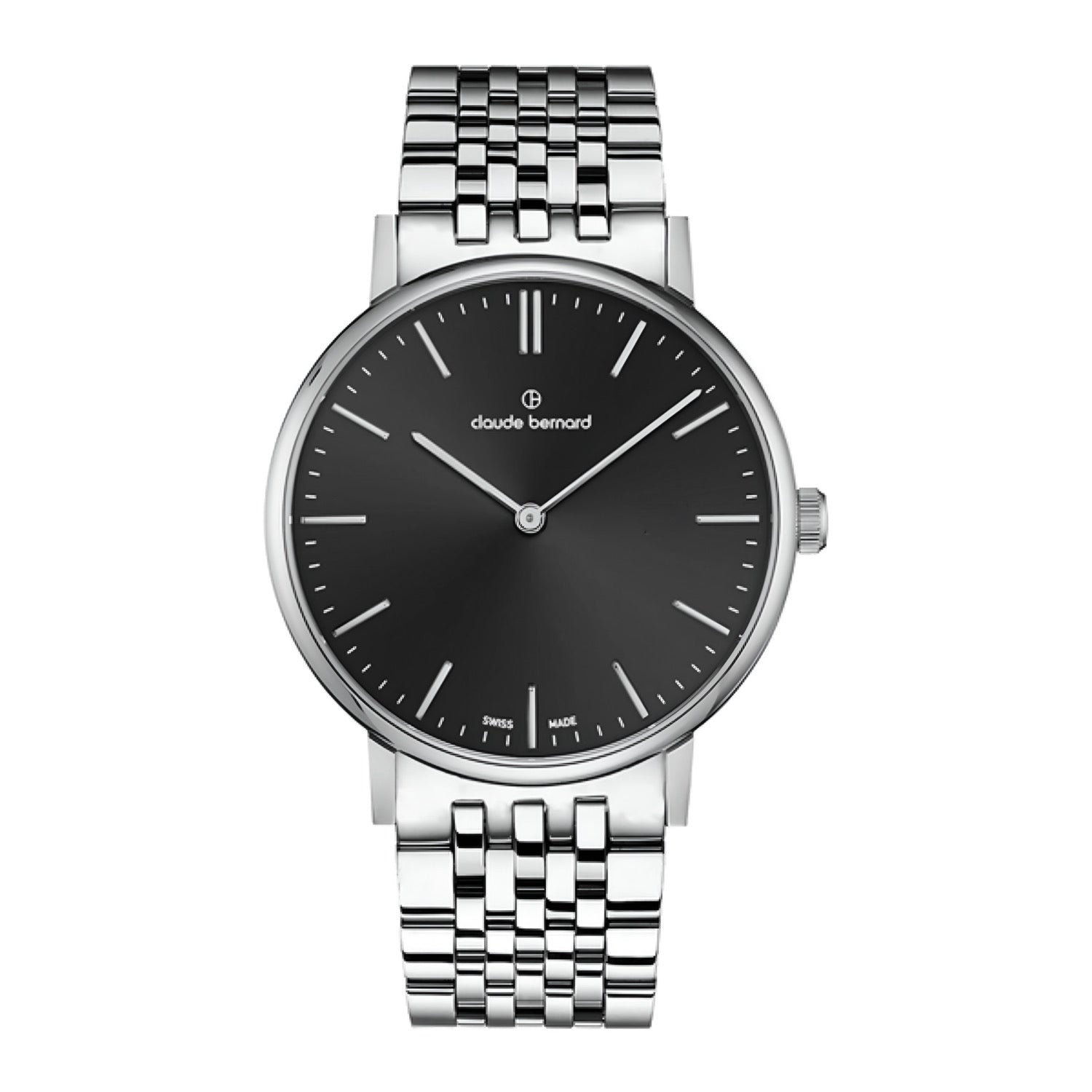 Reloj Claude Bernard Slim Line 39mm Silver Hombre 20234.3MNIN