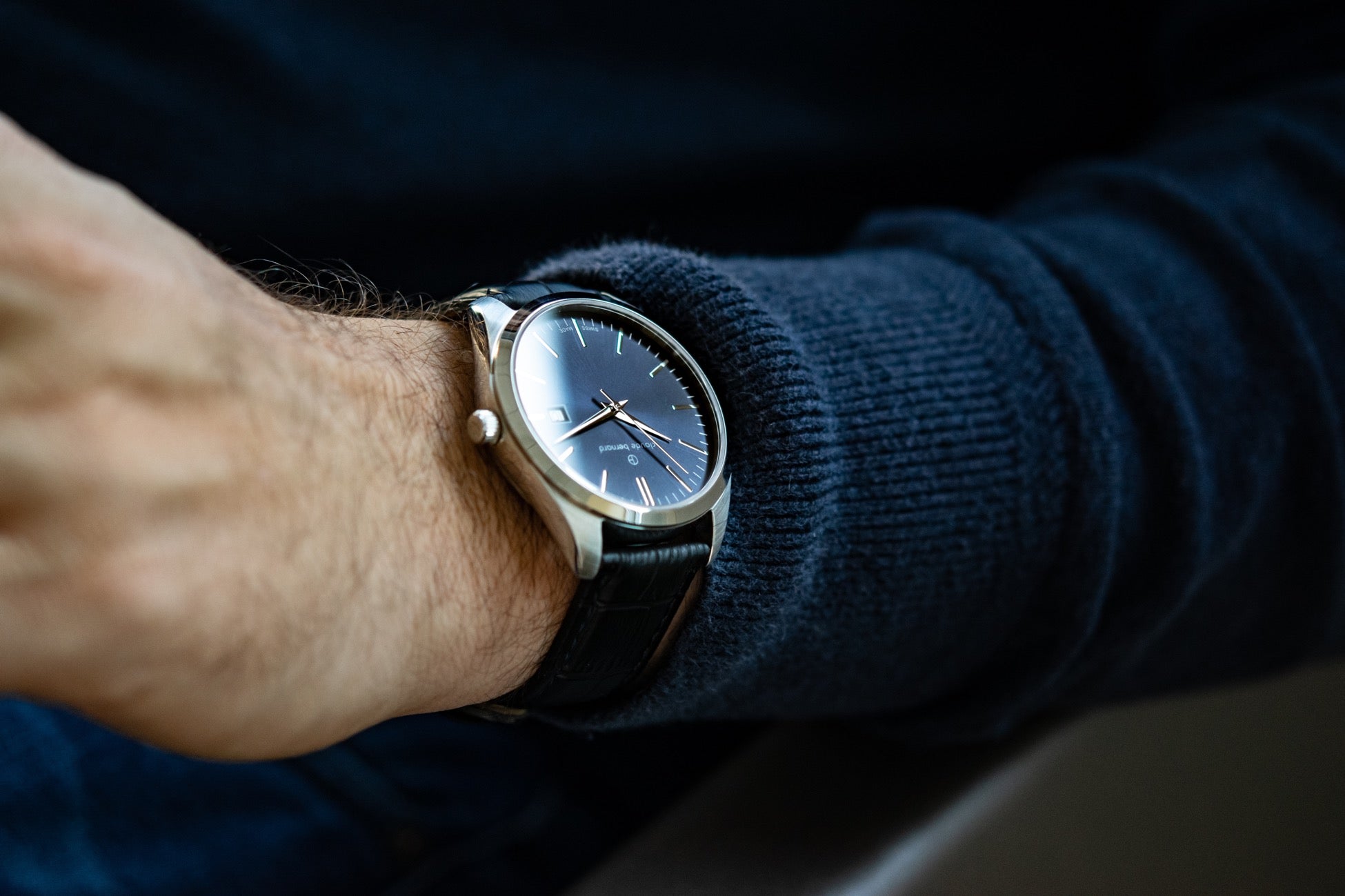 Reloj Claude Bernard Classic Azul Hombre