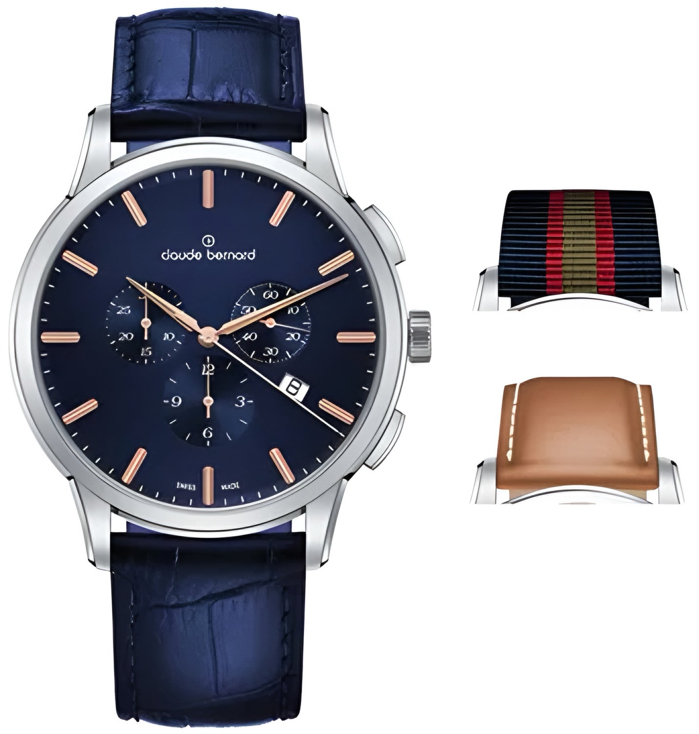 Reloj Claude Bernard Classic Chronograph Hombre 43mm 10237.3BUIR1