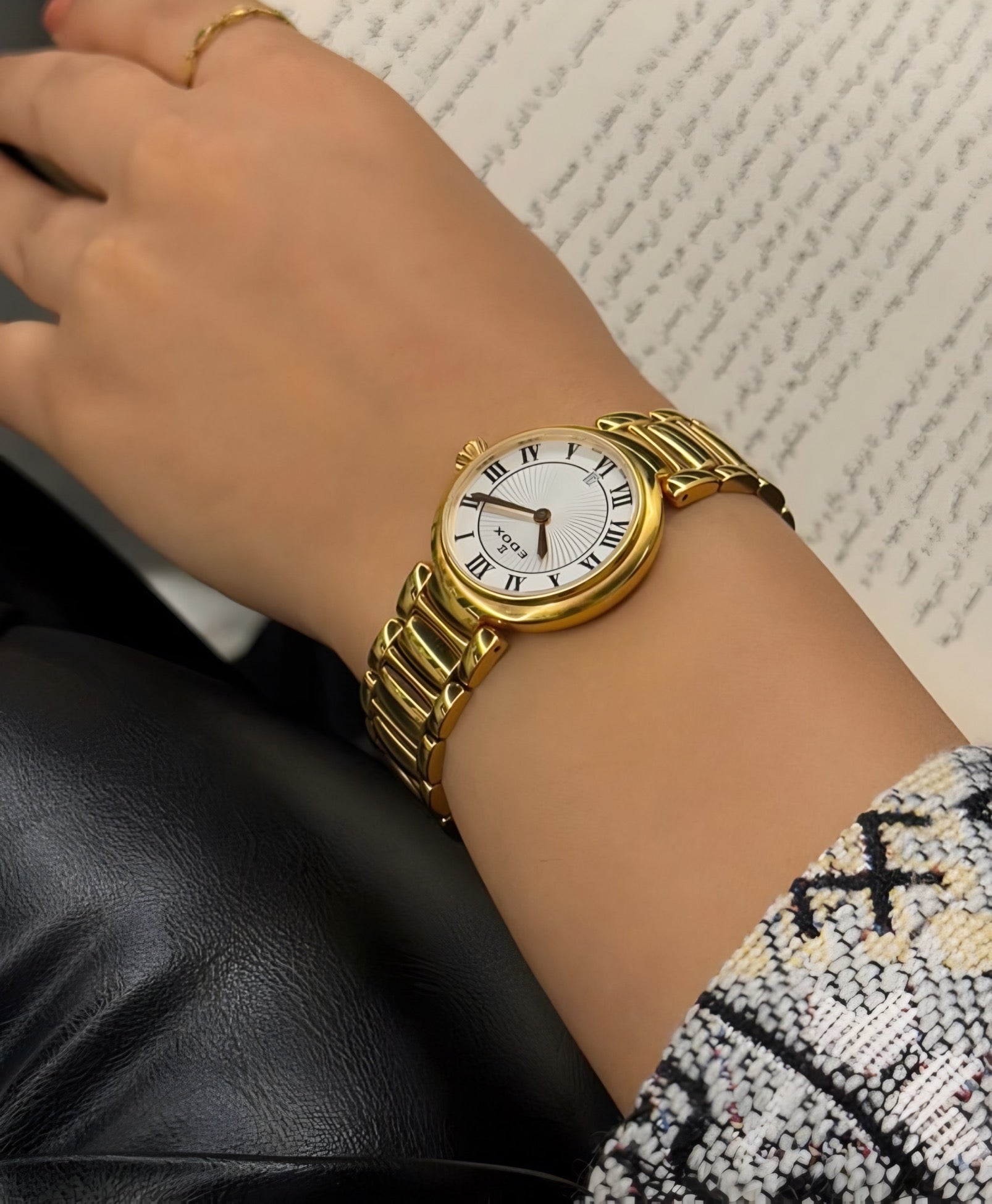 Reloj Edox La Passion Roman Numeral Mujer
