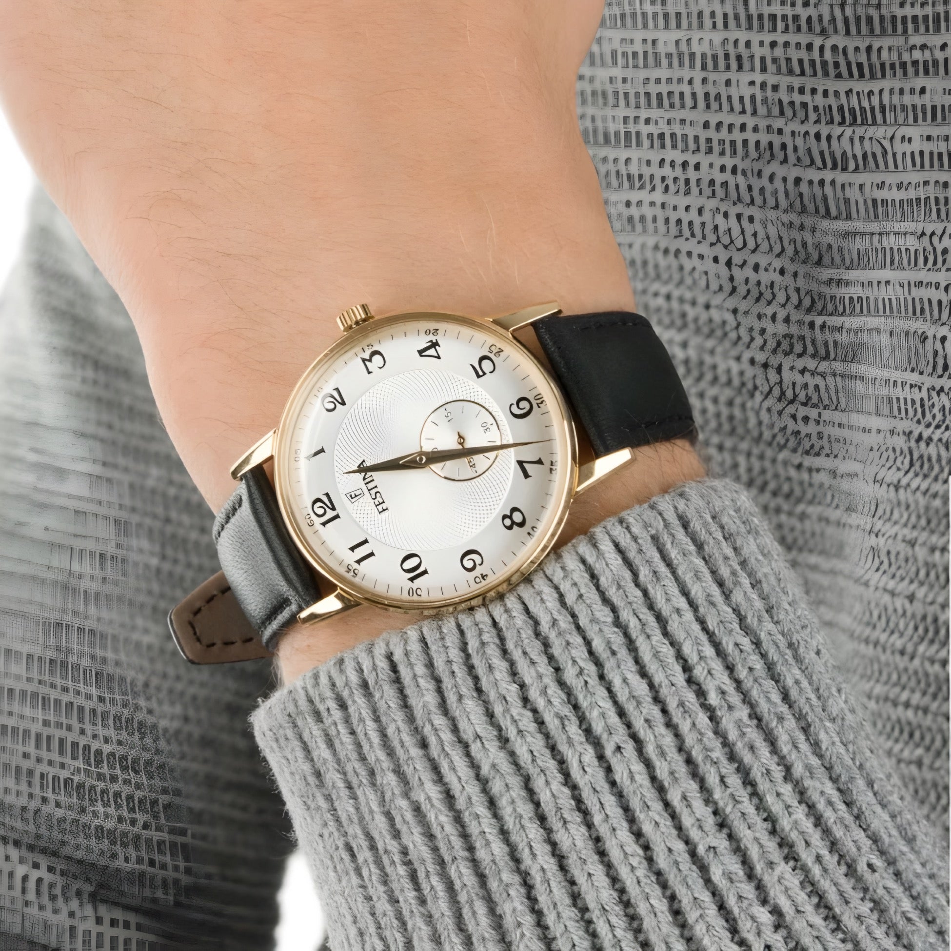 Reloj Festina F205671 Retro Dorado Hombre