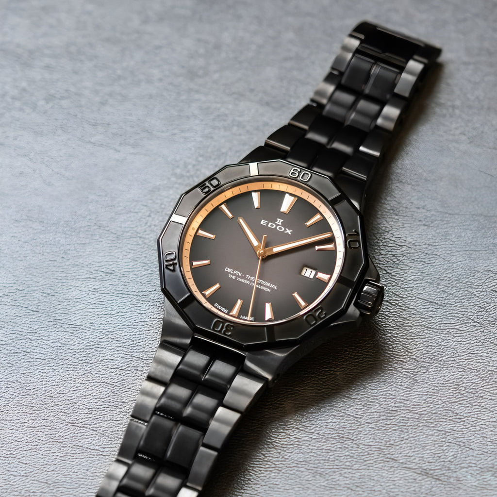 Reloj Edox Delfin The Original Date Hombre 53021.37GNMNDR