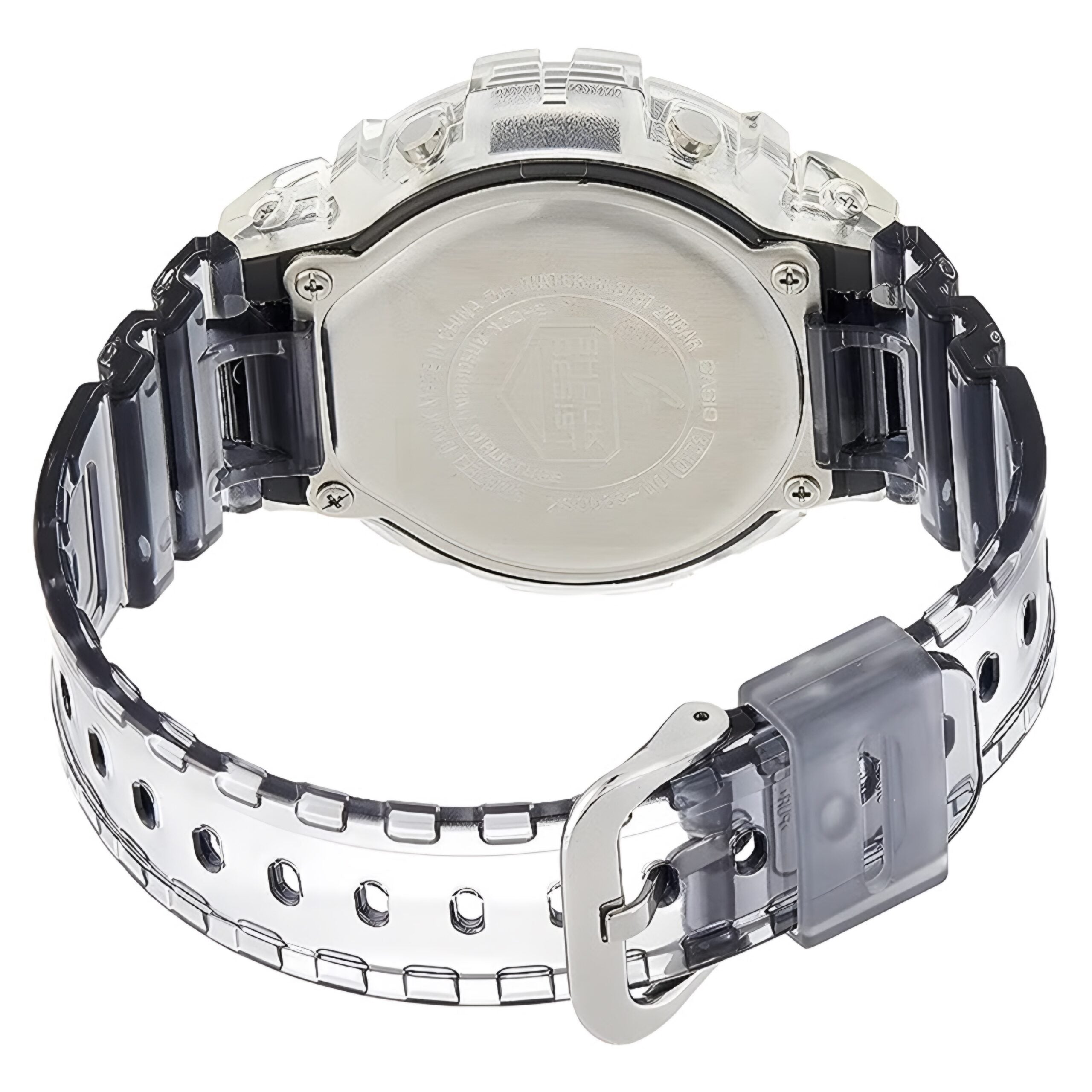 Reloj Casio G-shock Dw6900sk-1dr Color De La Correa Transparente