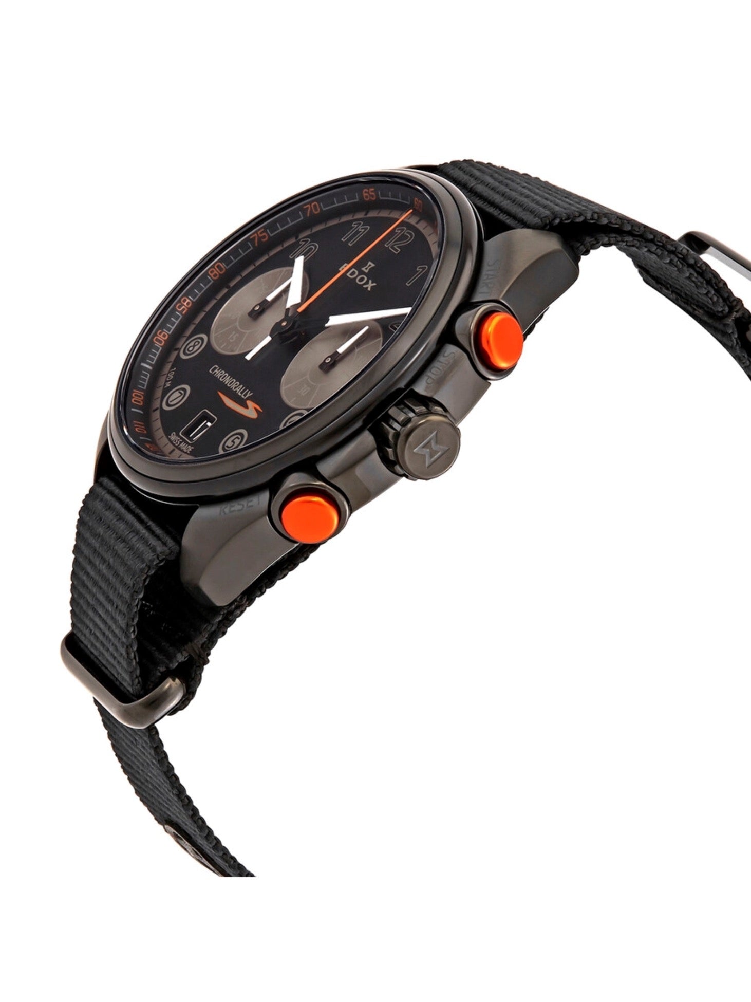 Reloj Edox Chronorally Black Hombre
