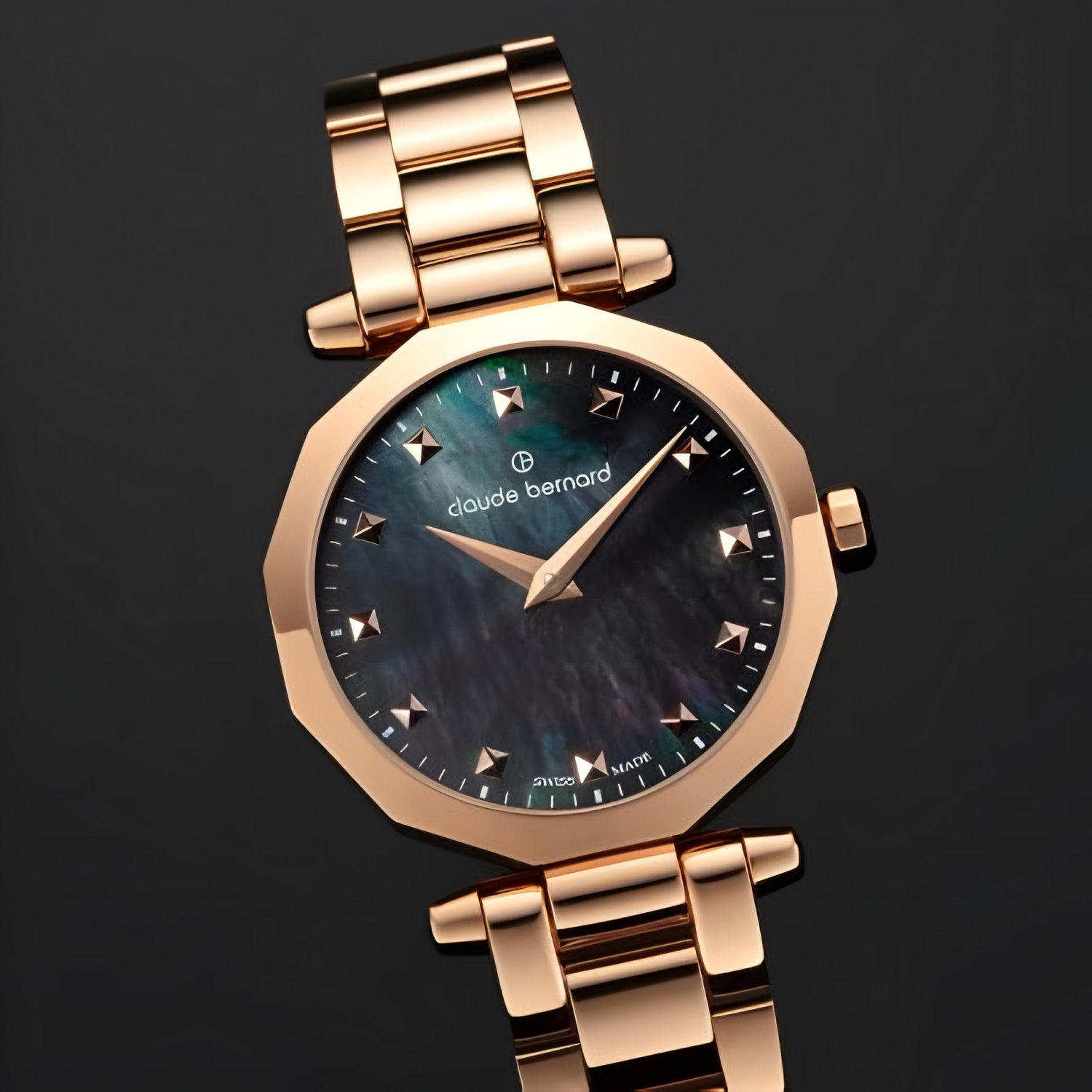 Reloj Claude Bernard Dress Code Rose Gold Mujer 20229.37RMNANR
