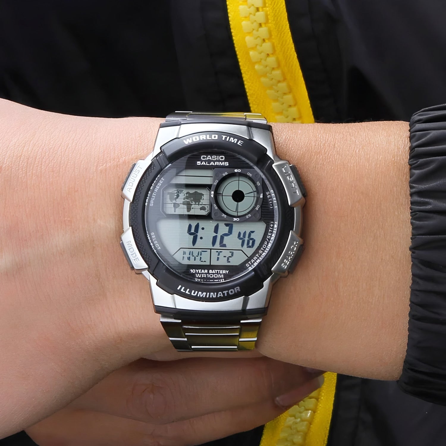 Reloj Casio Digital Acero Hombre AE-1000WD-1AVDF