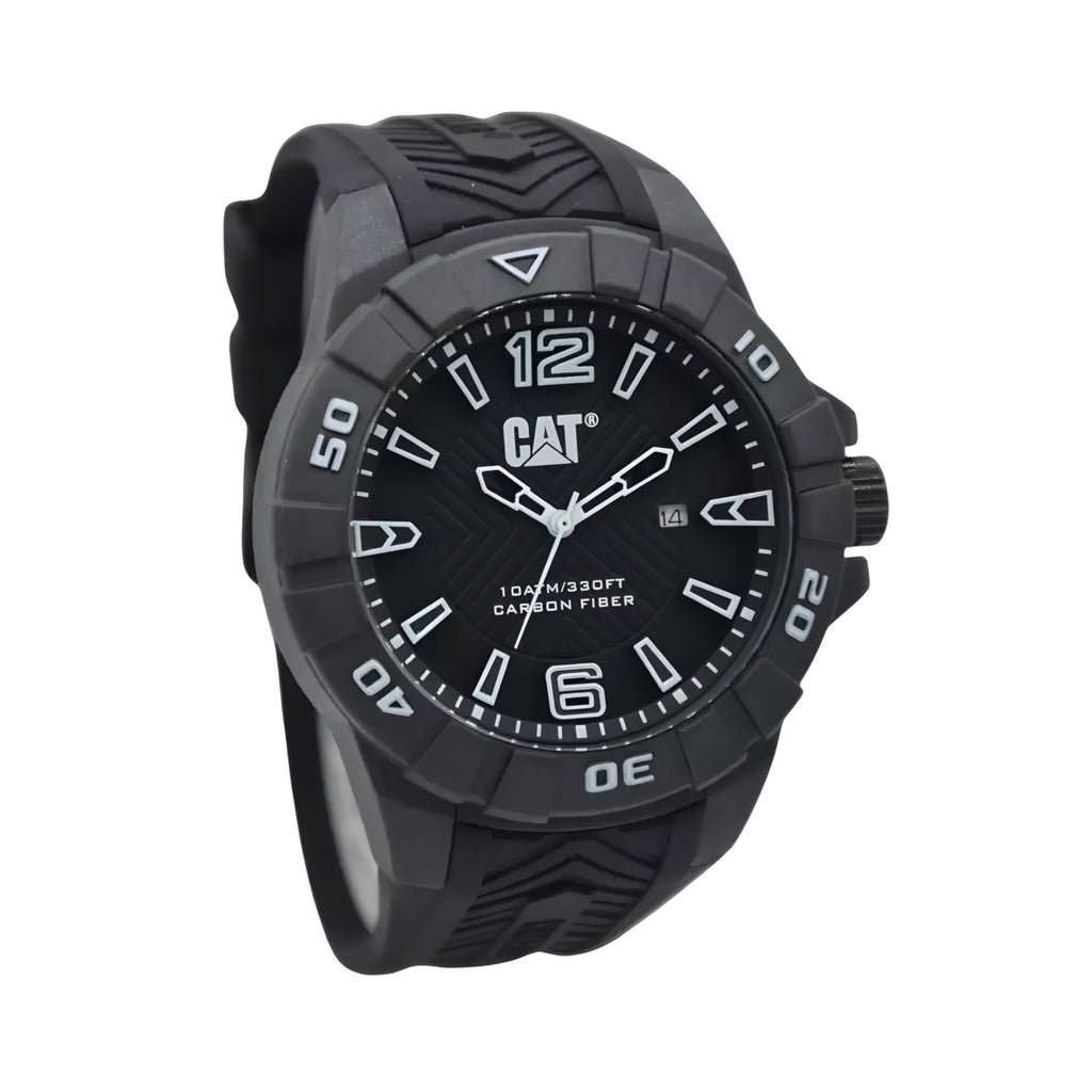 Reloj Cat K112121131 Negro Silicona Hombre