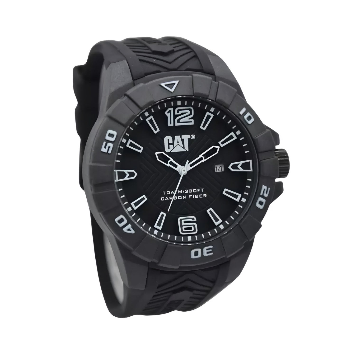 Reloj Cat K112121131 Negro Silicona Hombre