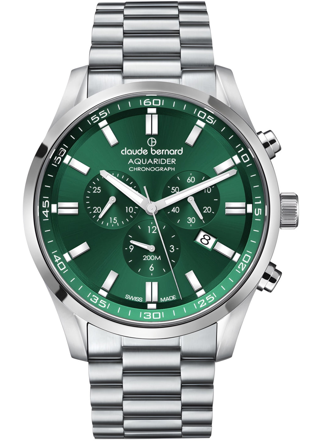 Reloj Claude Bernard Aquarider Cronografo Hombre