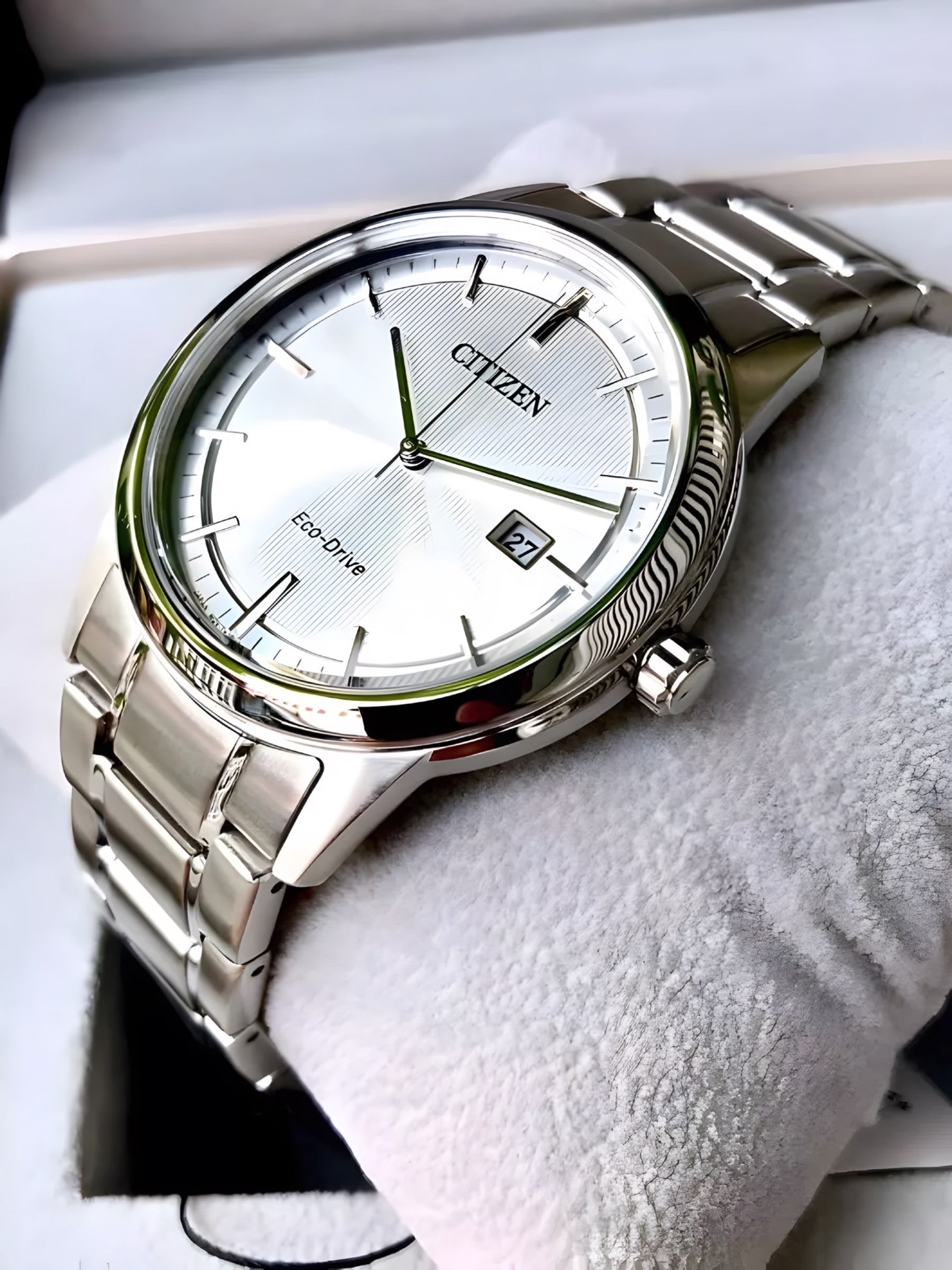 Reloj Citizen AW1231-58A Hombre de Acero Inoxidable Color de Correa Plateado