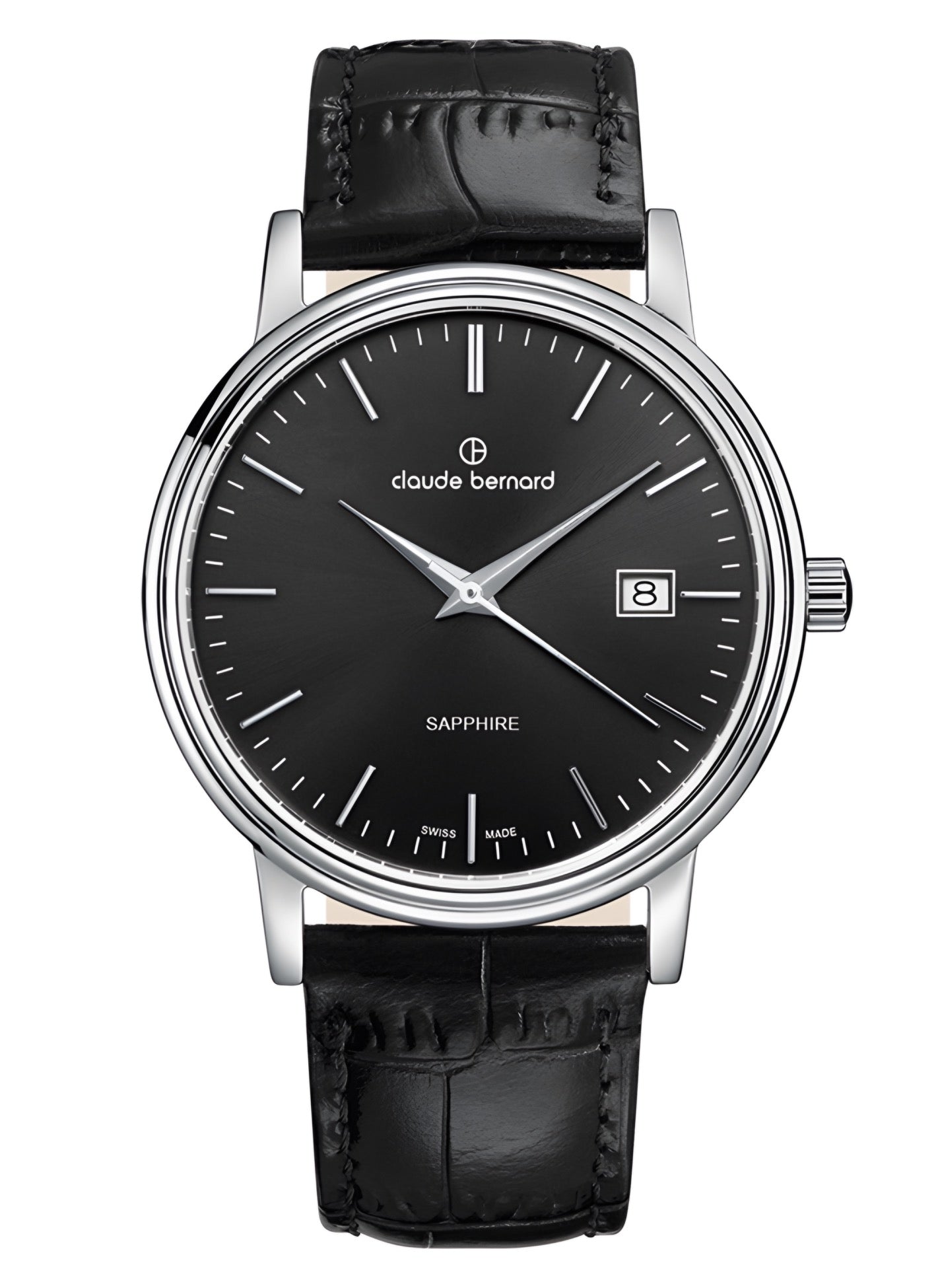 Reloj Claude Bernard Classic Cuero Negro Hombre