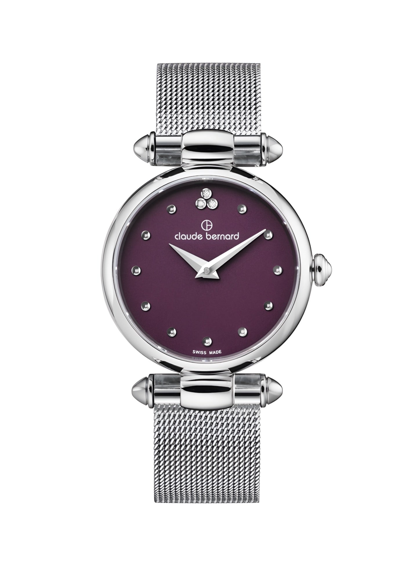 Reloj Claude Bernard Violet Dial 28mm Mujer