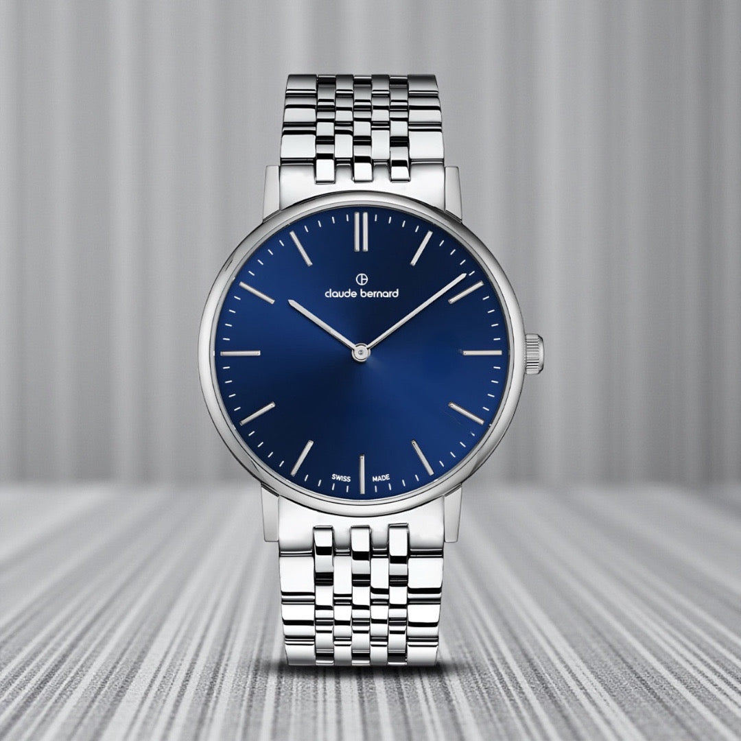 Reloj Claude Bernard Slim Line 39mm Silver Hombre 20234.3MBUIN