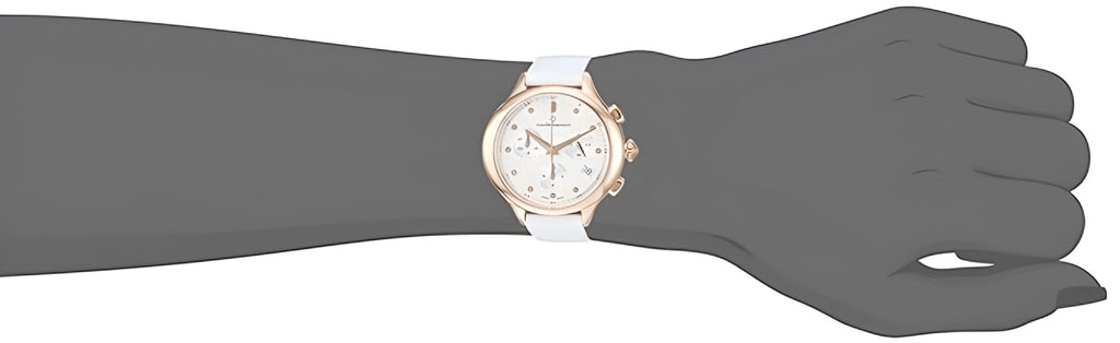 Reloj Claude Bernard White Chronograph Mujer 10232.37RAIR