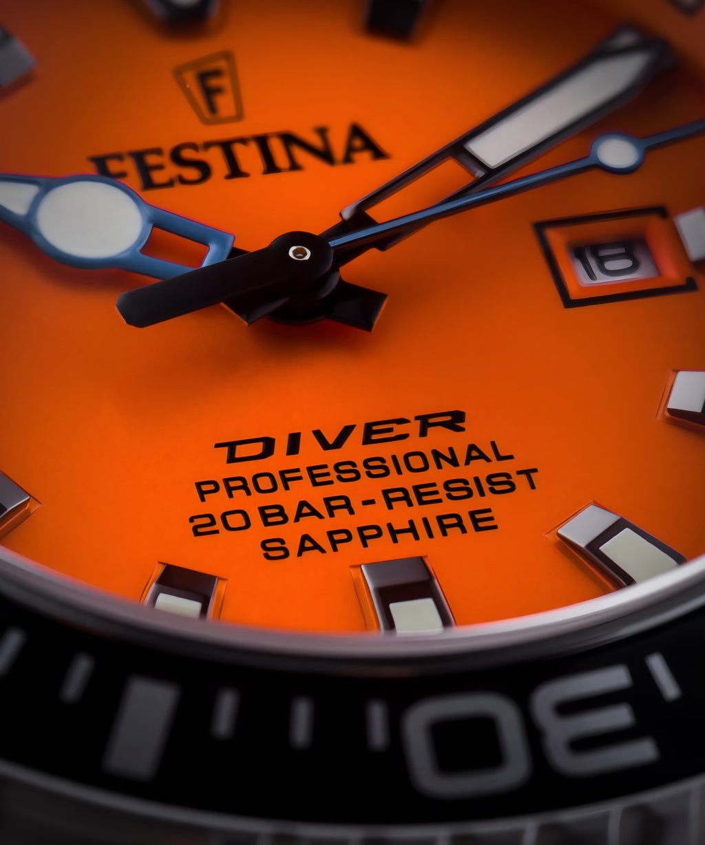 Reloj Festina F20664/4 Naranjo Hombre