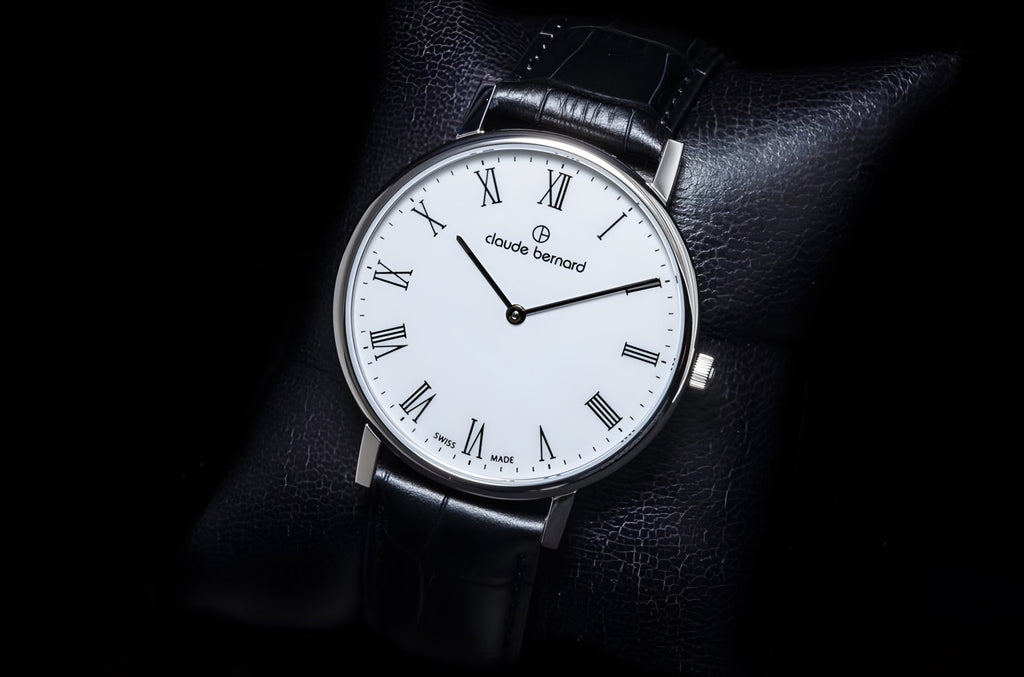 Reloj Claude Bernard Slim Line Roman Numeral 41mm Hombre 20219.3BR