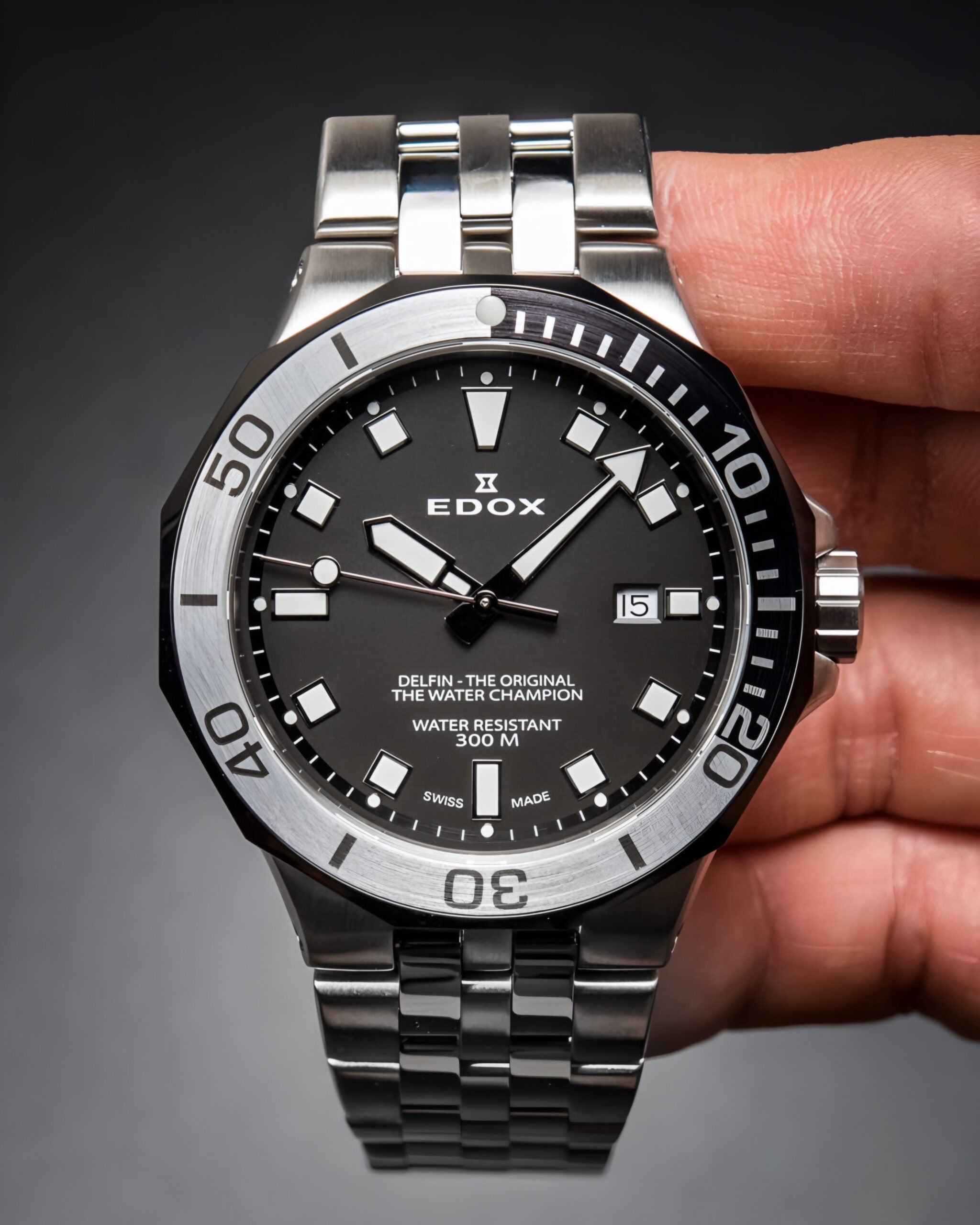 Reloj Edox Delfin The Original Date Hombre