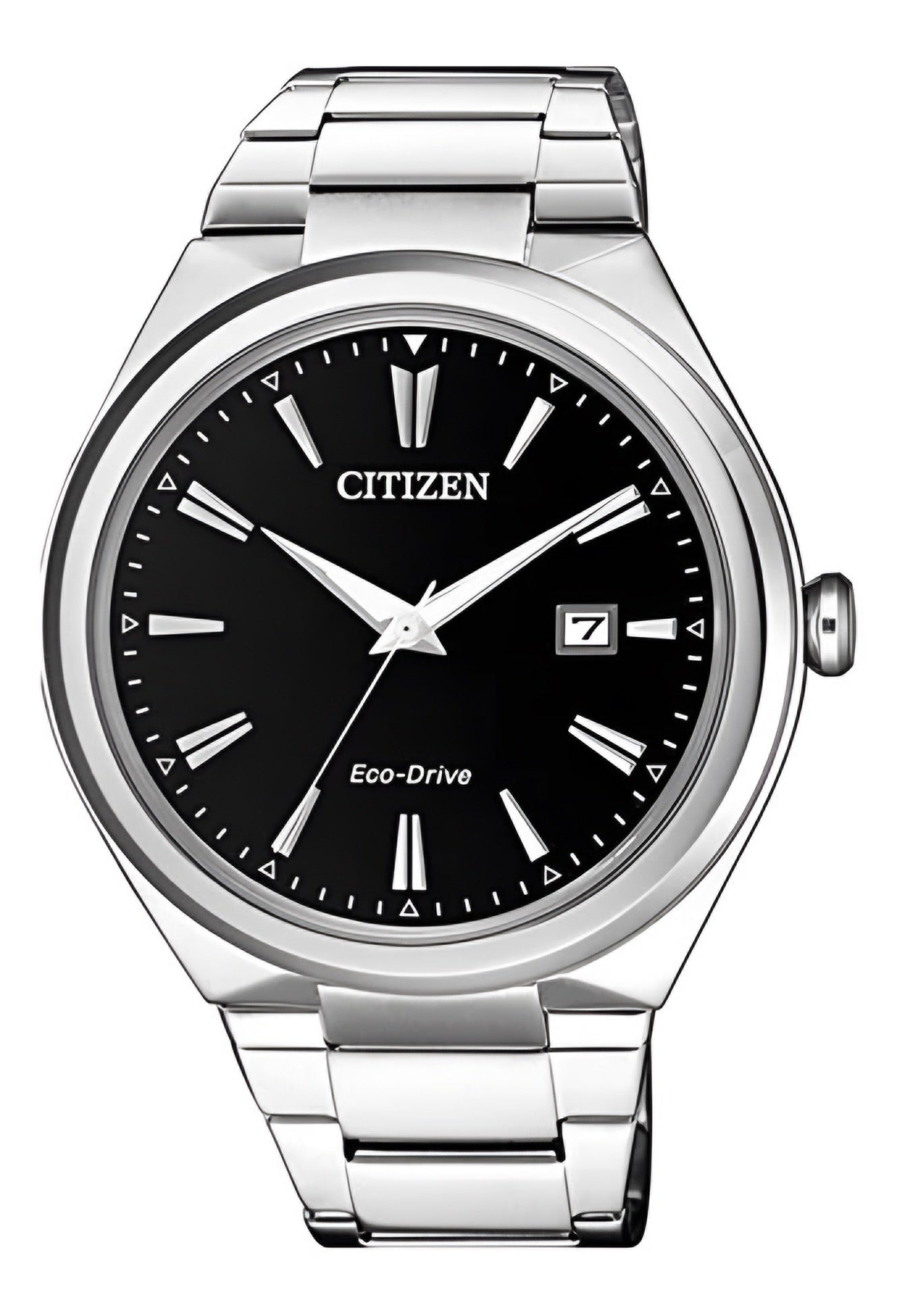 Reloj Citizen Hombre Aw1370-51f de Acero Inoxidable Color de Correa y Bisel Plateado
