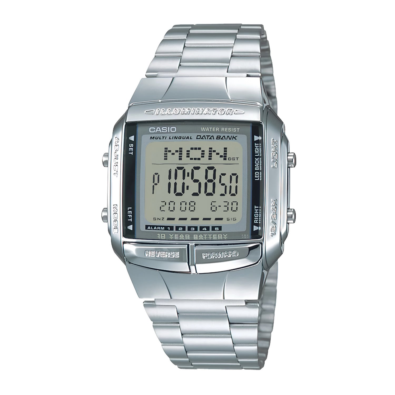 Reloj Casio Acero Digital Hombre DB-360-1AVDF