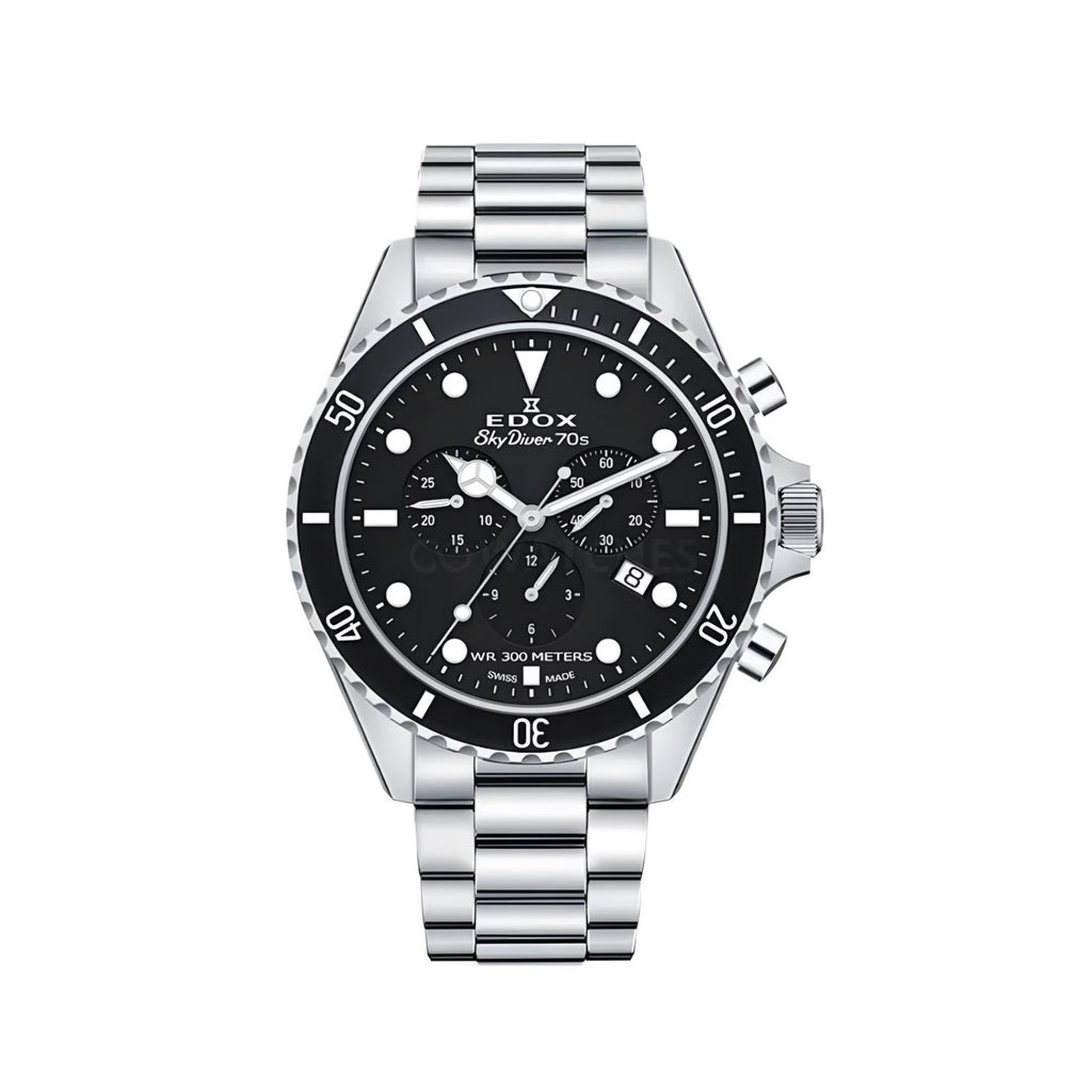 Reloj Edox Chronograph SkyDiver 70s Hombre