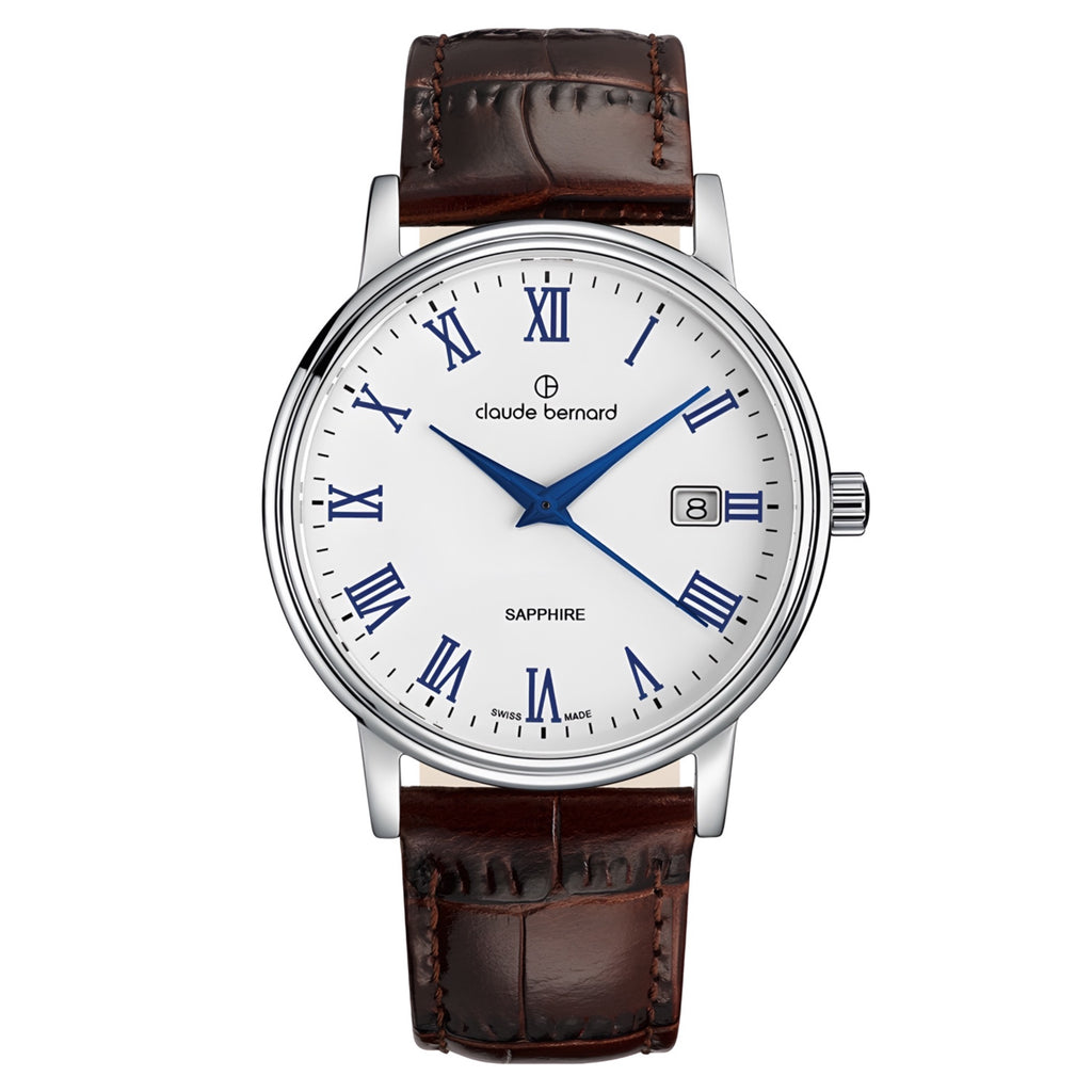 Reloj Claude Bernard Classic Nro Romano Hombre 53007.3ARBUN