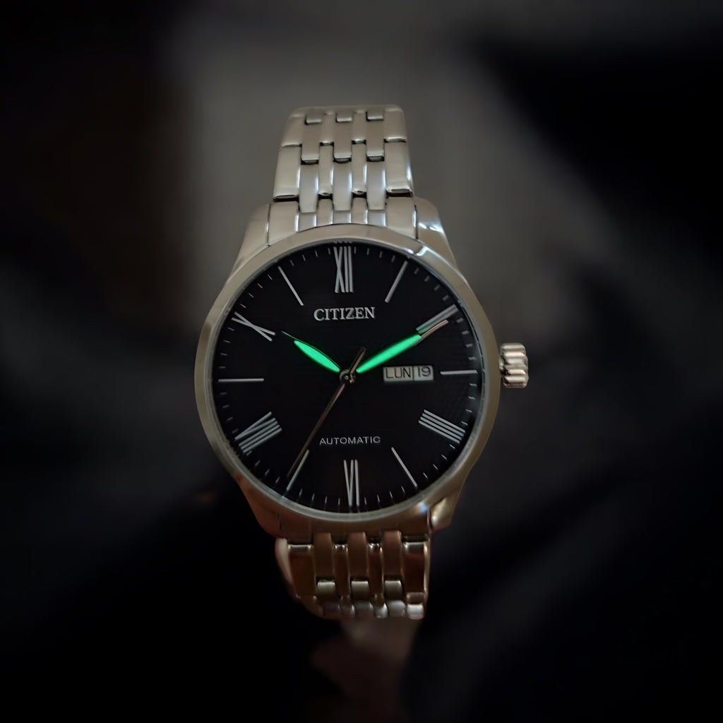 Reloj Citizen Automatic NH8350-59E Acero Esfera Negra Hombre