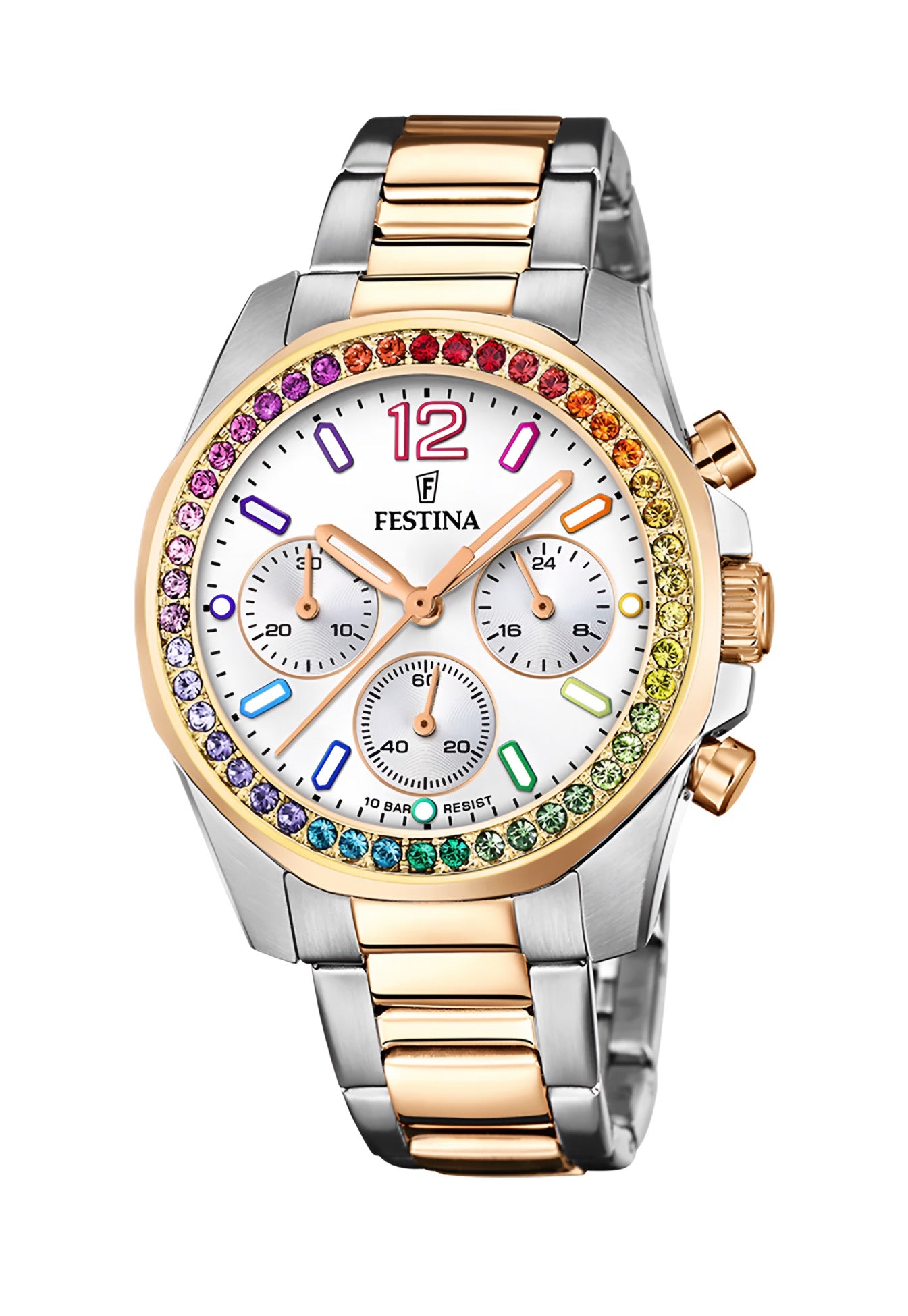 Reloj Festina F20608/2 Bicolor con Cronografo Mujer