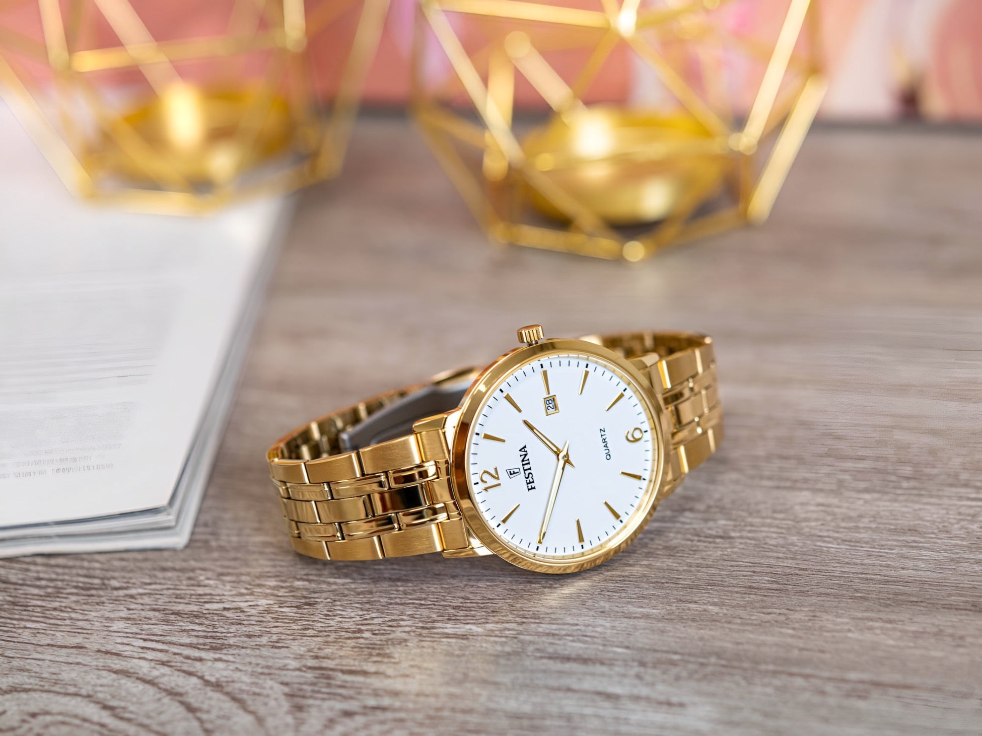Reloj Festina F20513/2 Dorado Hombre