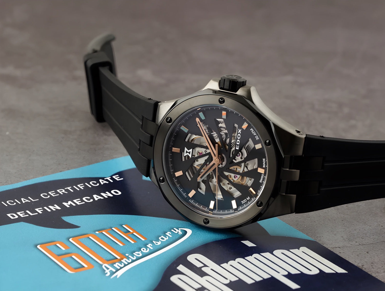 Reloj Edox Automatico Edicion Especial Hombre 85304.357GNNRN1