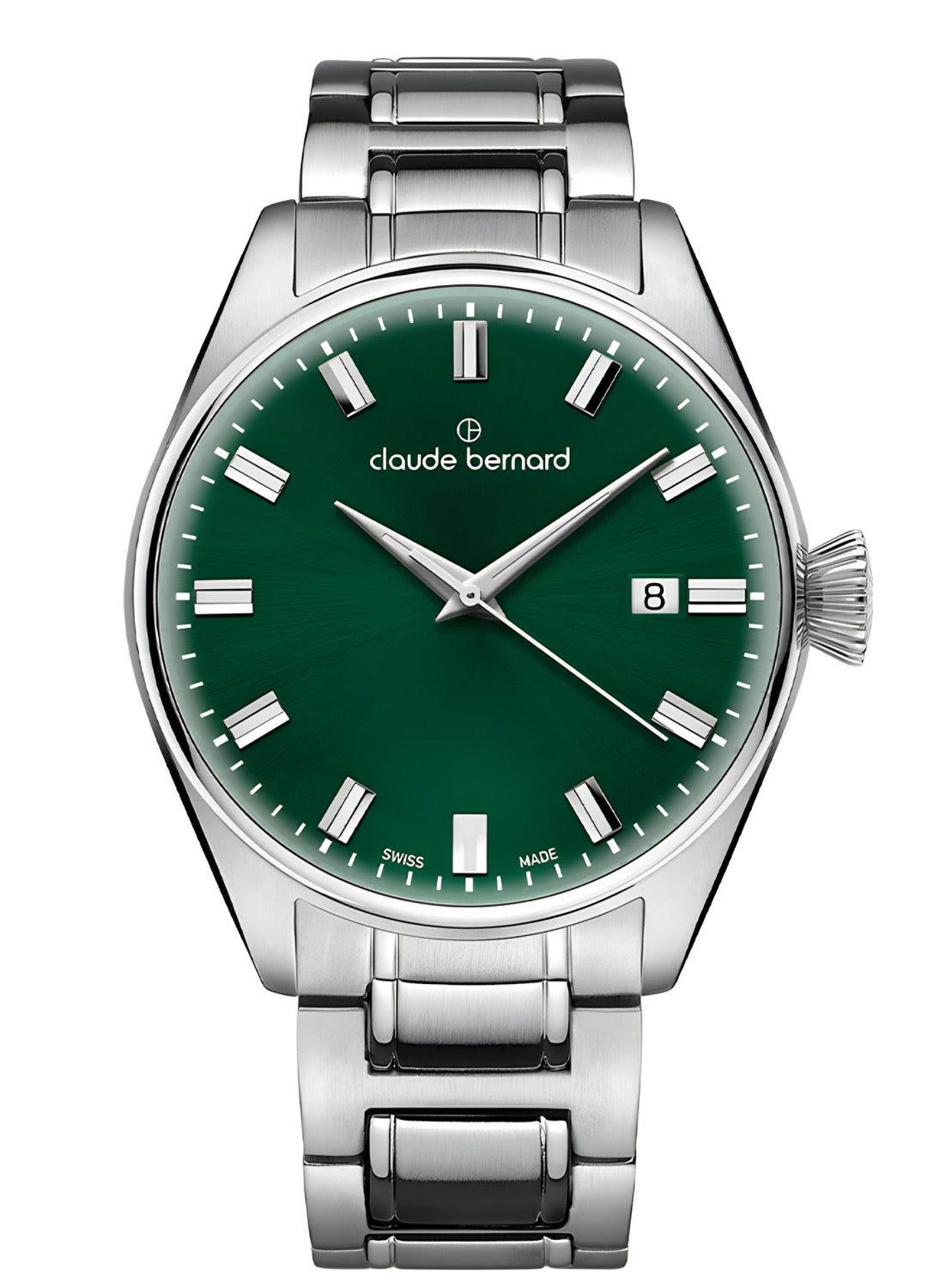 Reloj Claude Bernard Classic Acero Esfera Verde Hombre 70203.3MVIN1