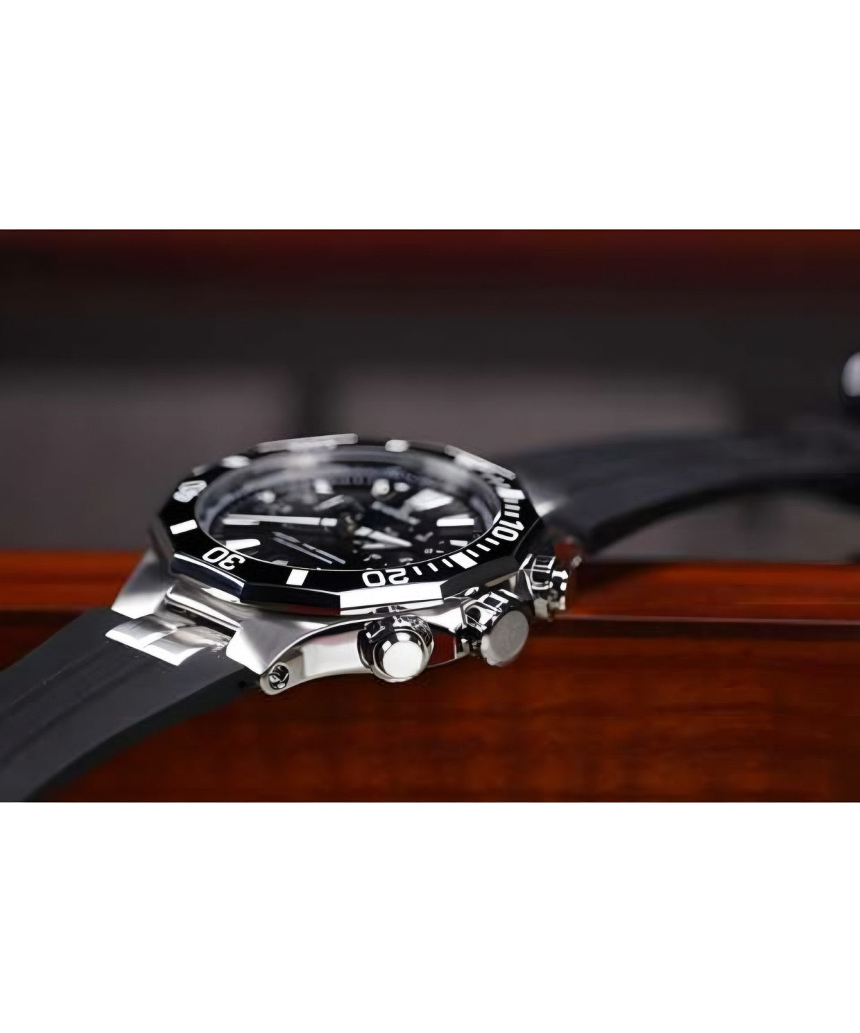 Reloj Edox Delfin The Original Chronograph Hombre Pulsera Negra