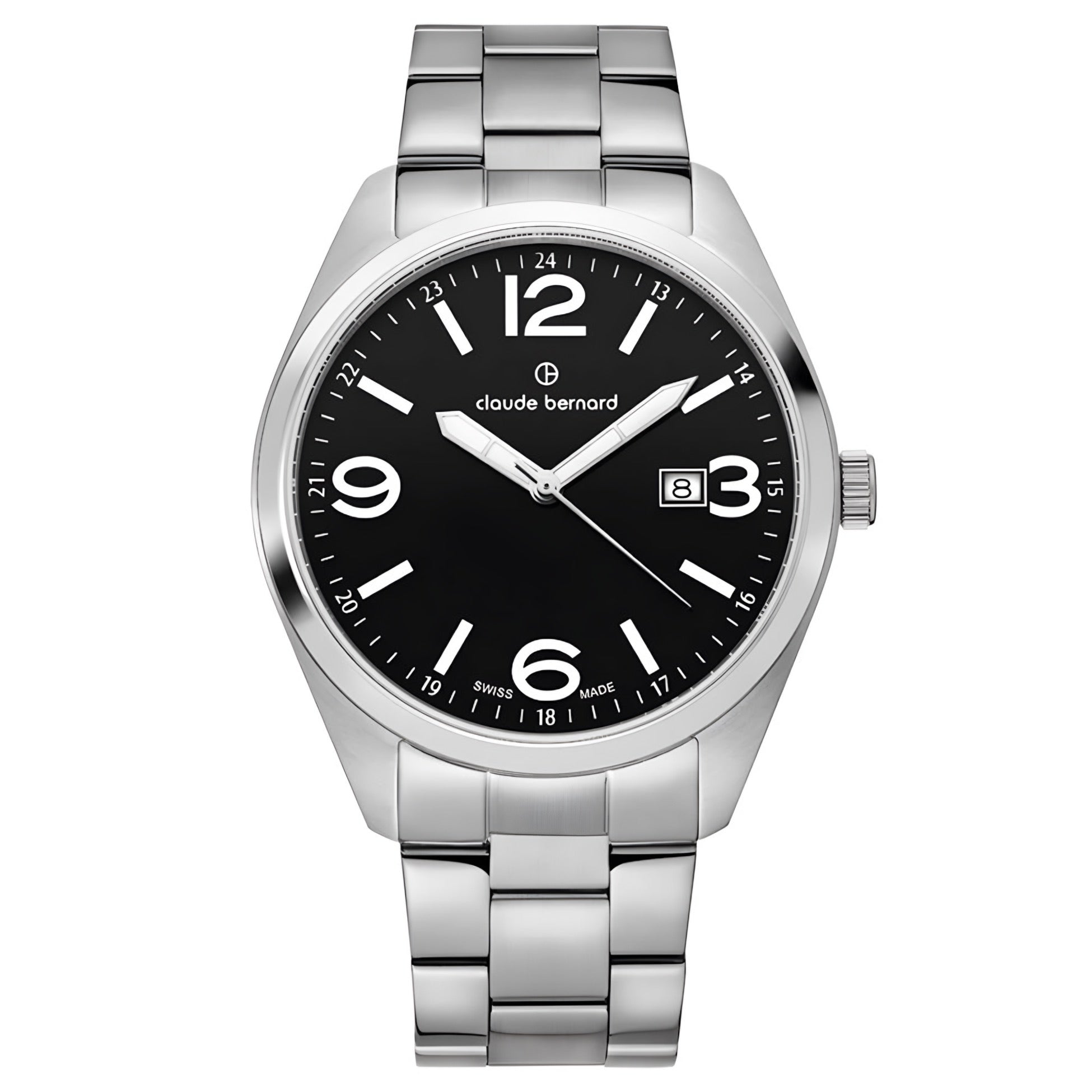 Reloj Claude Bernard Classic Date Hombre Acero
