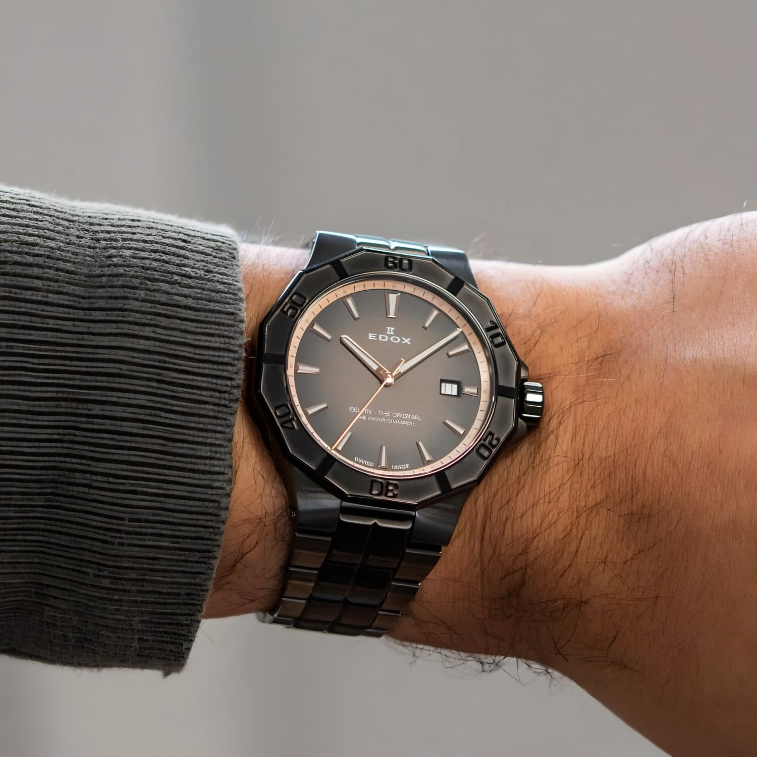 Reloj Edox Delfin The Original Date Hombre 53021.37GNMNDR